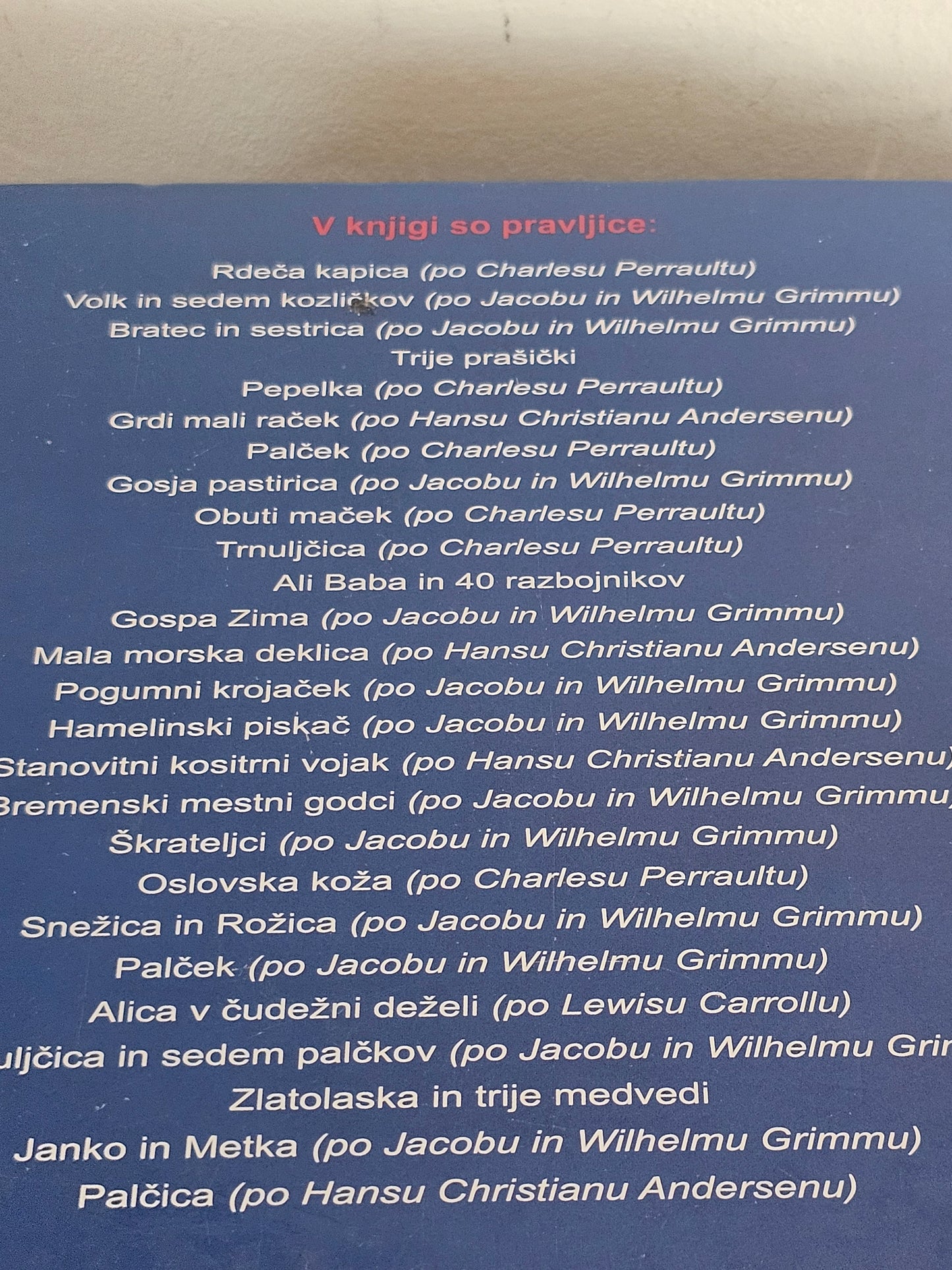Večne pravljice Založba Grahovac