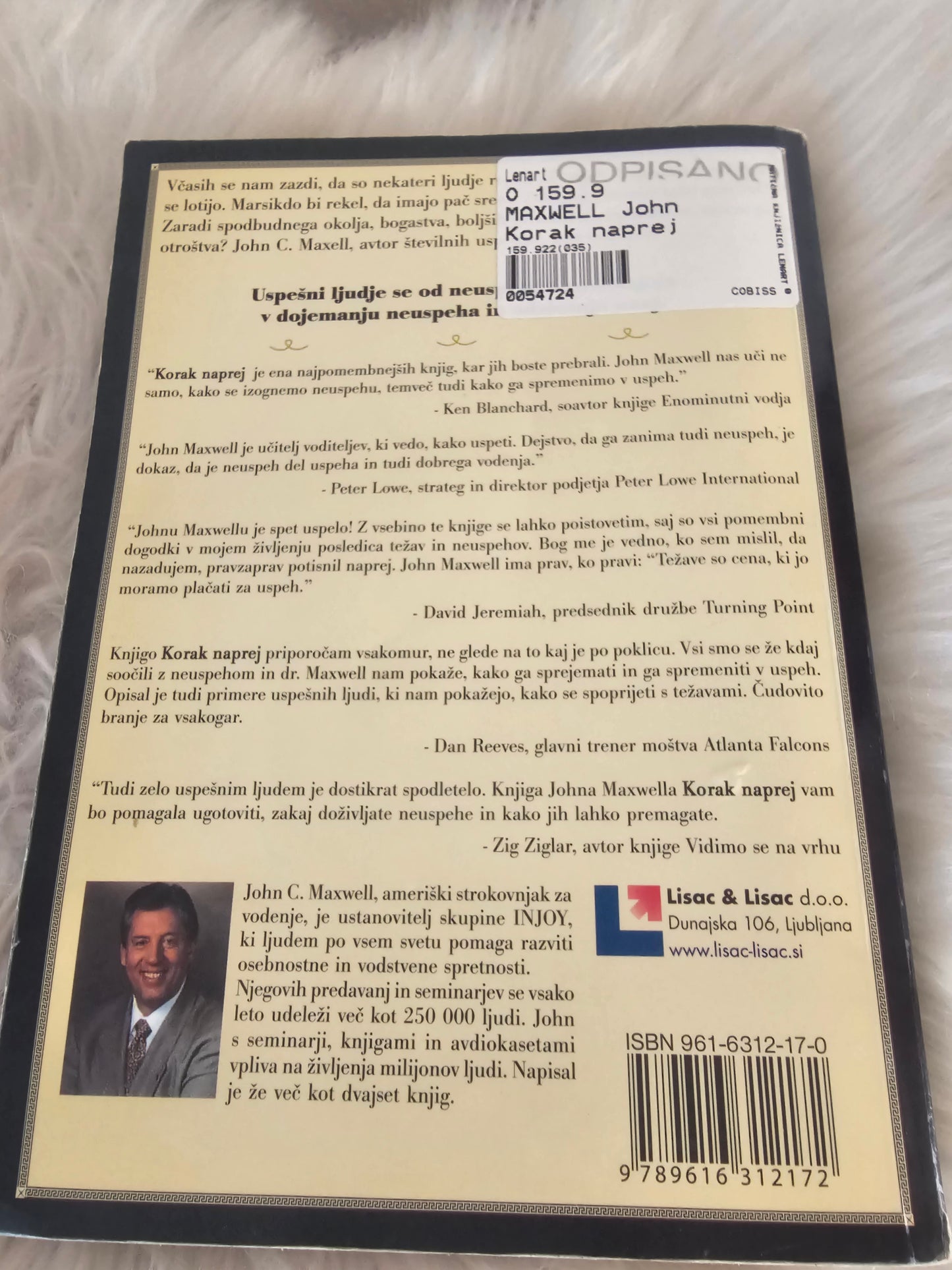 Korak naprej, John C. Maxwell