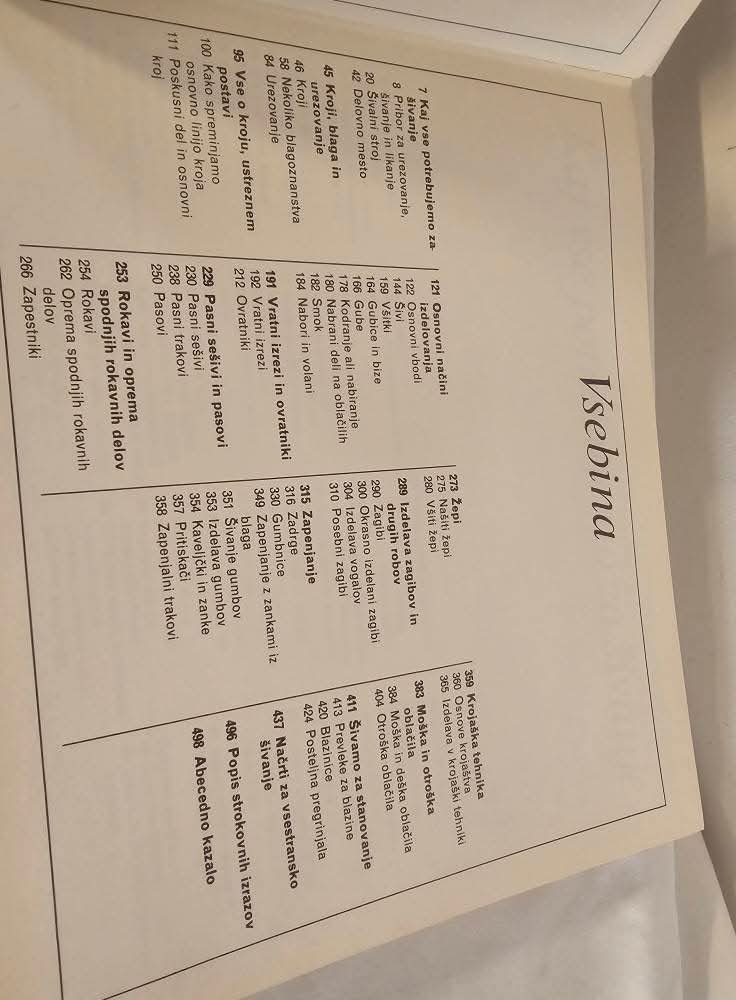 Vse o šivanju Mladinska knjiga