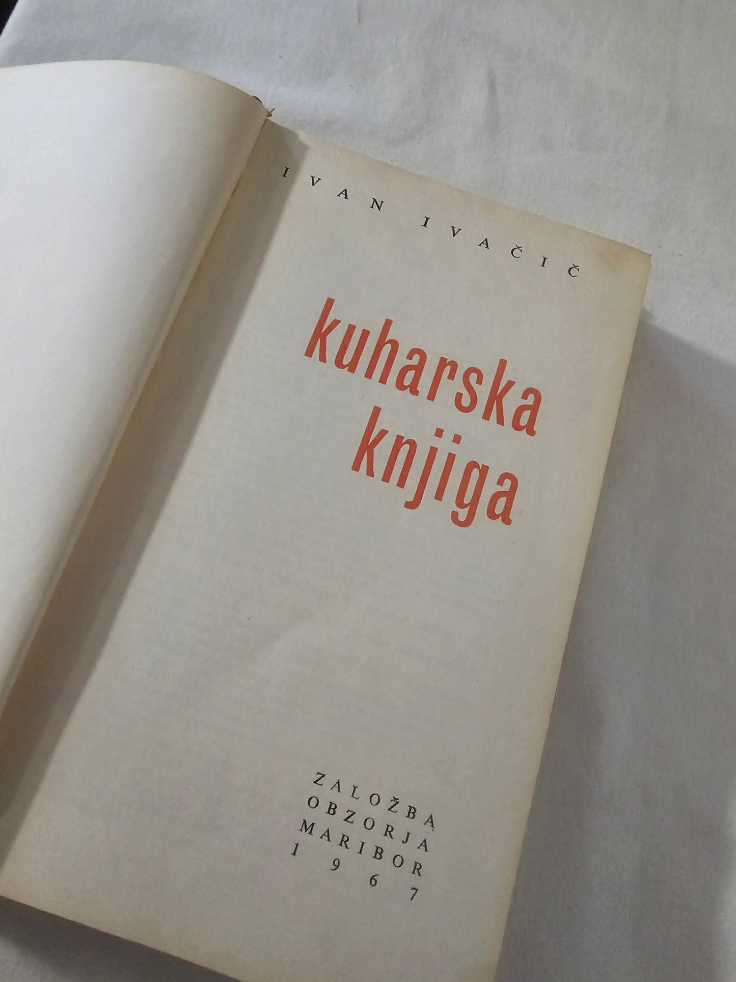 Kuharska knjiga Ivan Ivačič