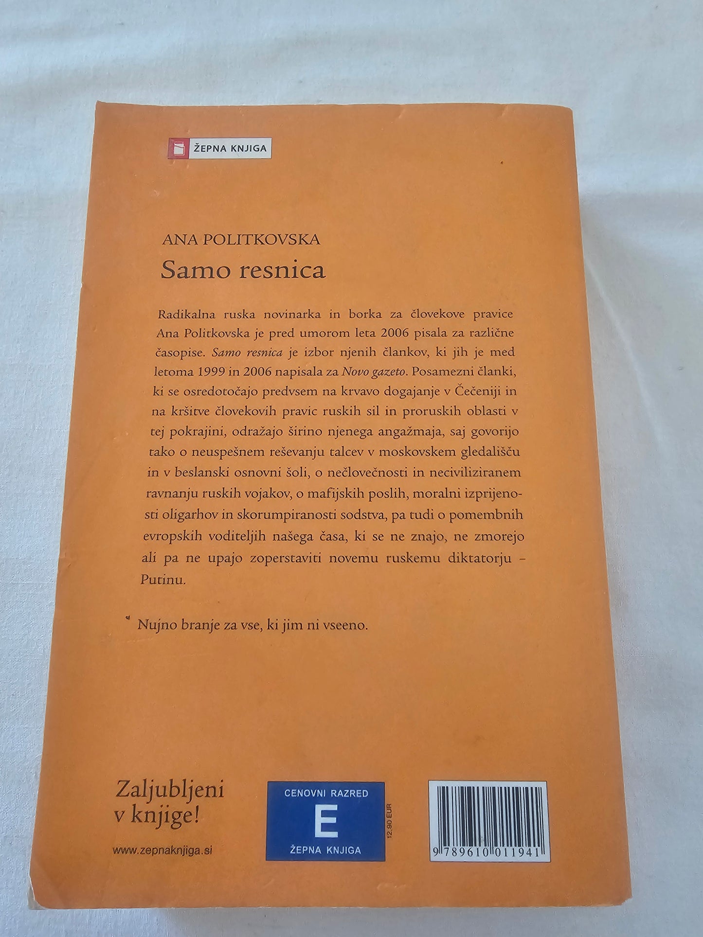 Samo resnica Ana Politkovska