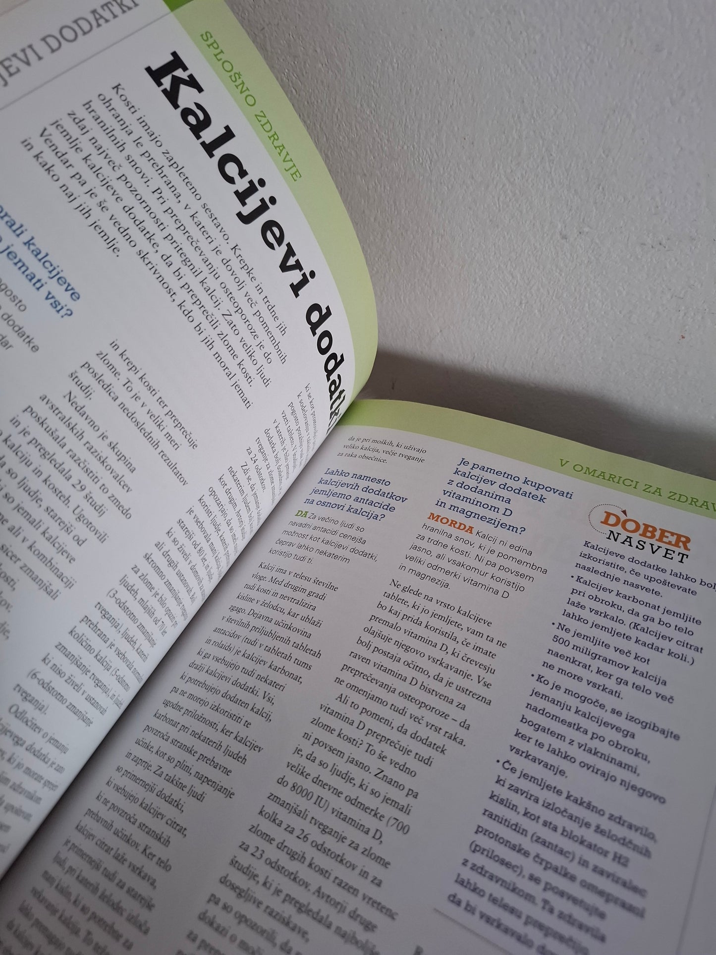 Kaj pomaga in kaj ne? Readers Digest