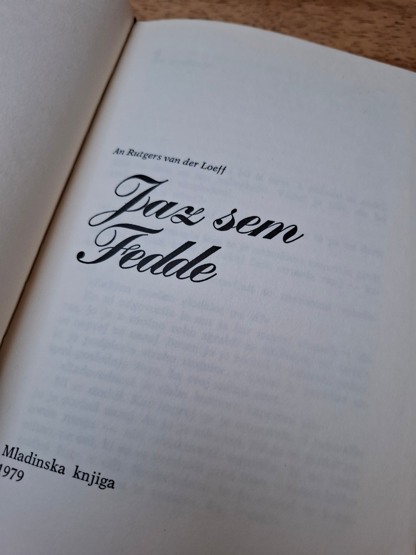 Jaz sem Fedde, An Rutgers
