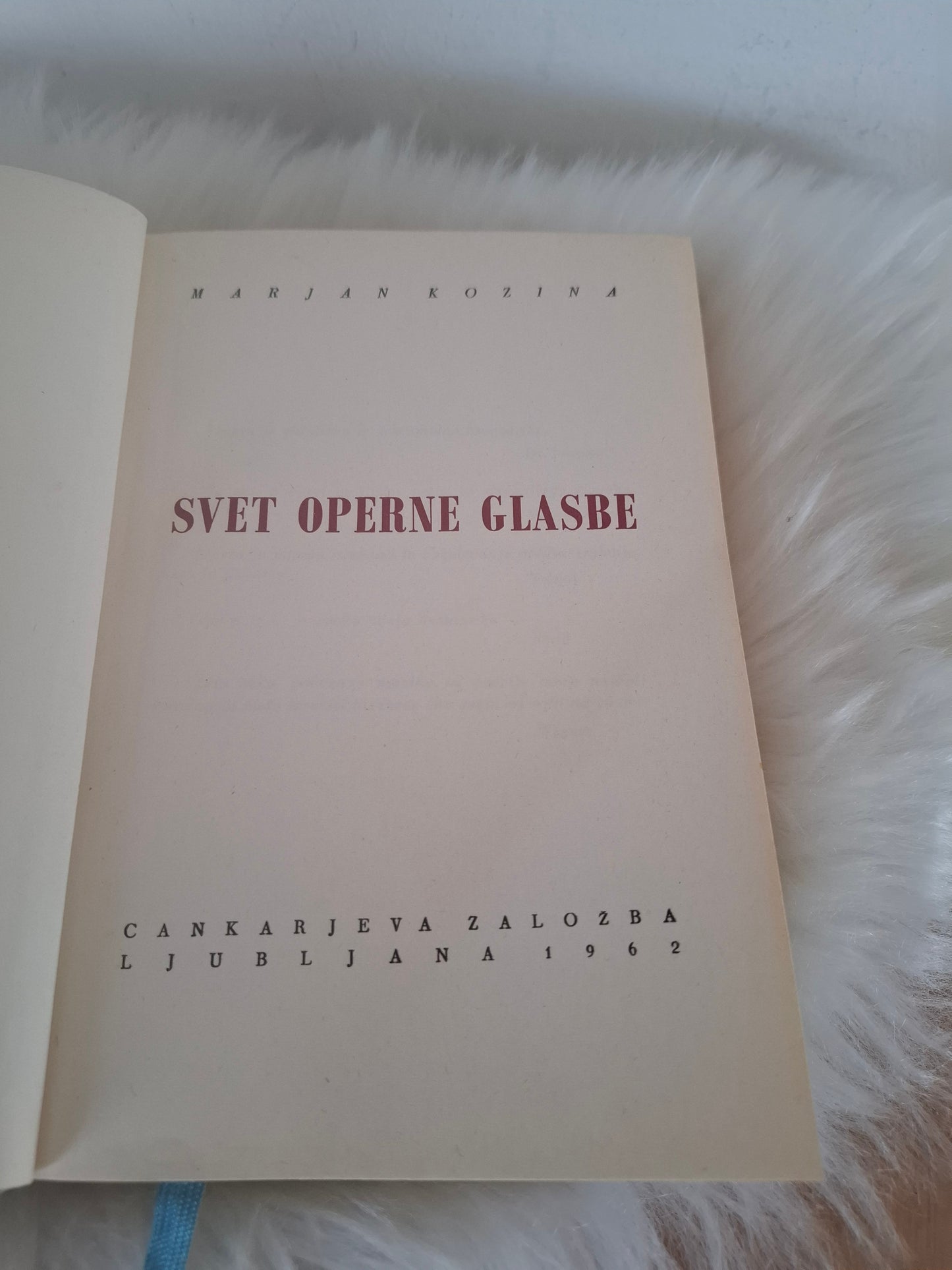 Svet operne glasbe Marjan Kozina