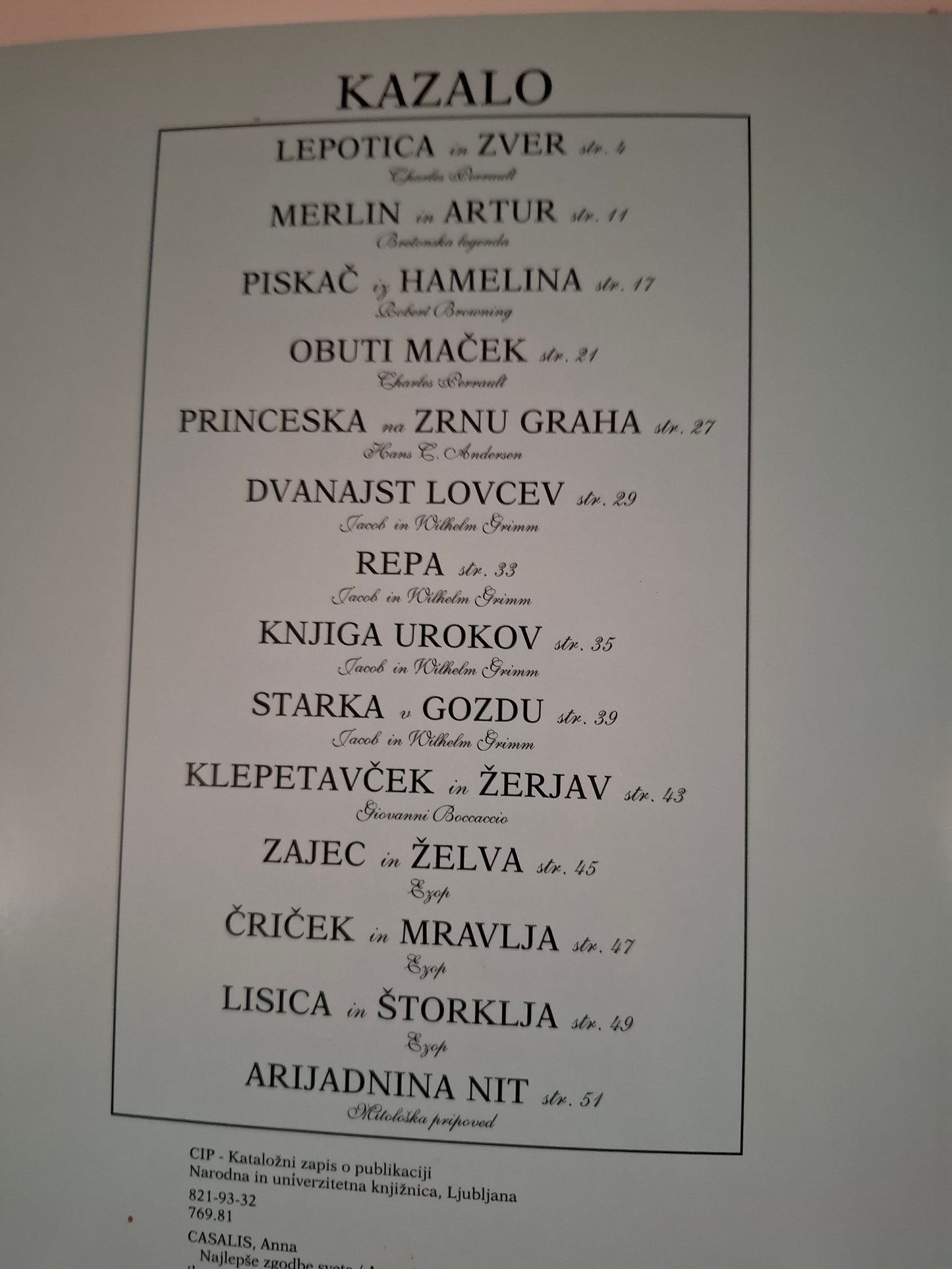 Najlepše zgodbe sveta Založba Karantanija