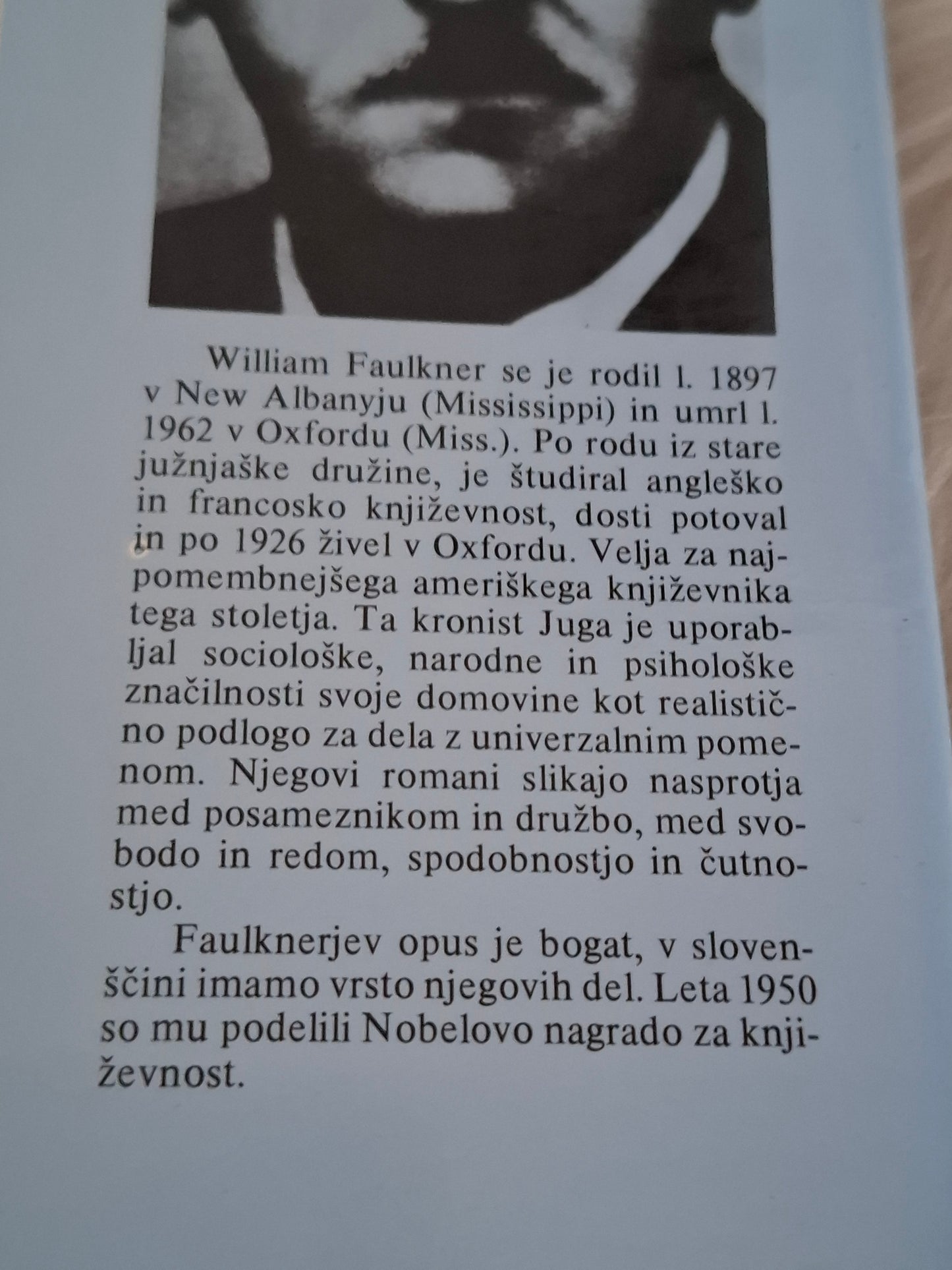 Svetišče, Wiliam Faulkner