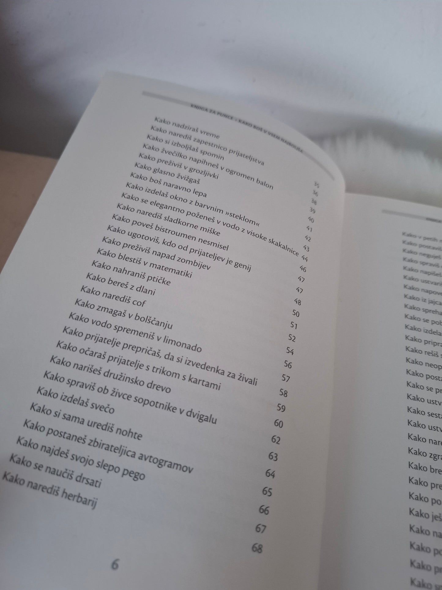 Knjiga za punce, Juliana Foster