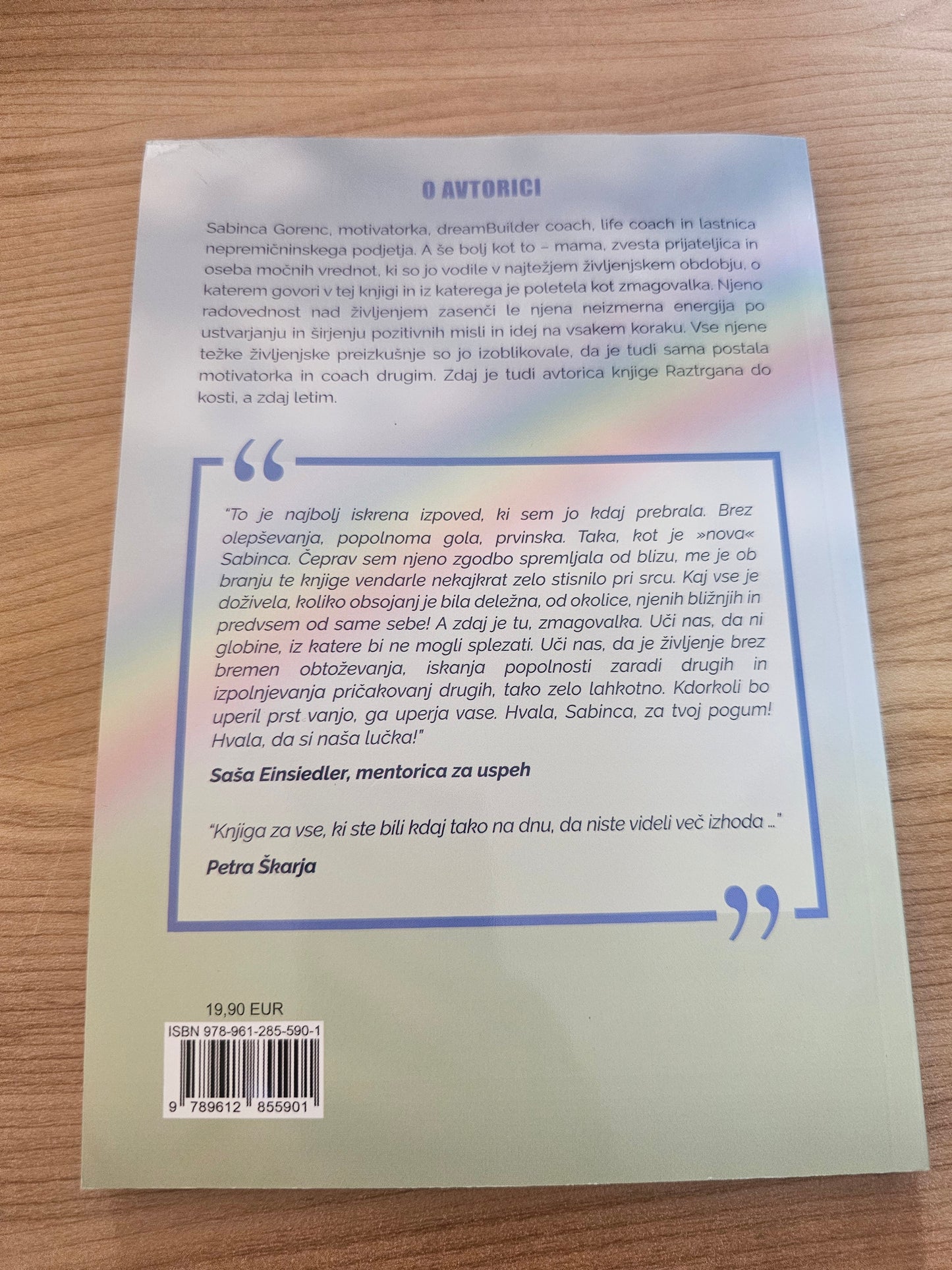 Raztrgana do kosti, a zdaj letim Sabinca Gorenc