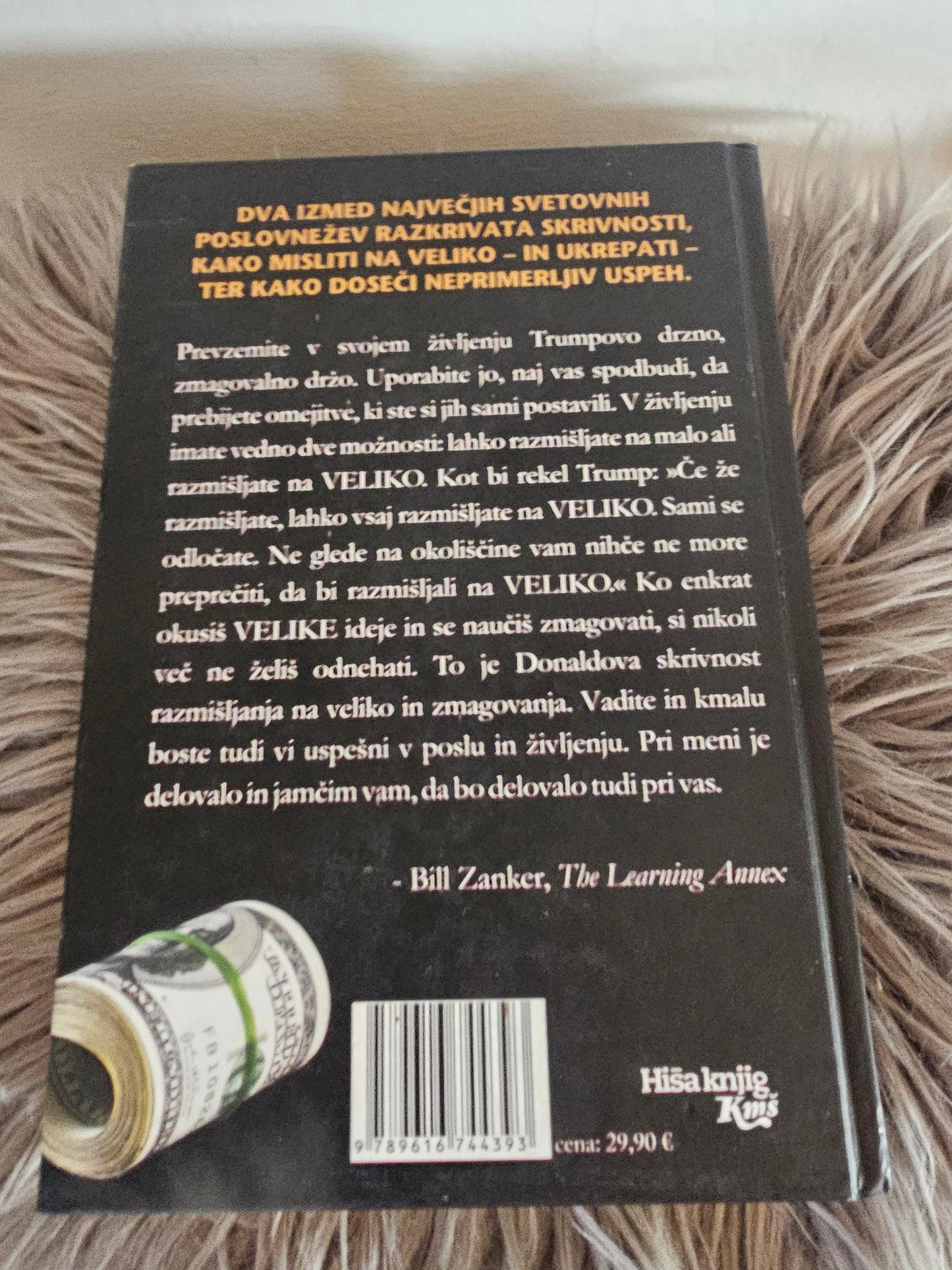 Misli na veliko in zmaguj v poslovnem življenju Trump Bill Zanker