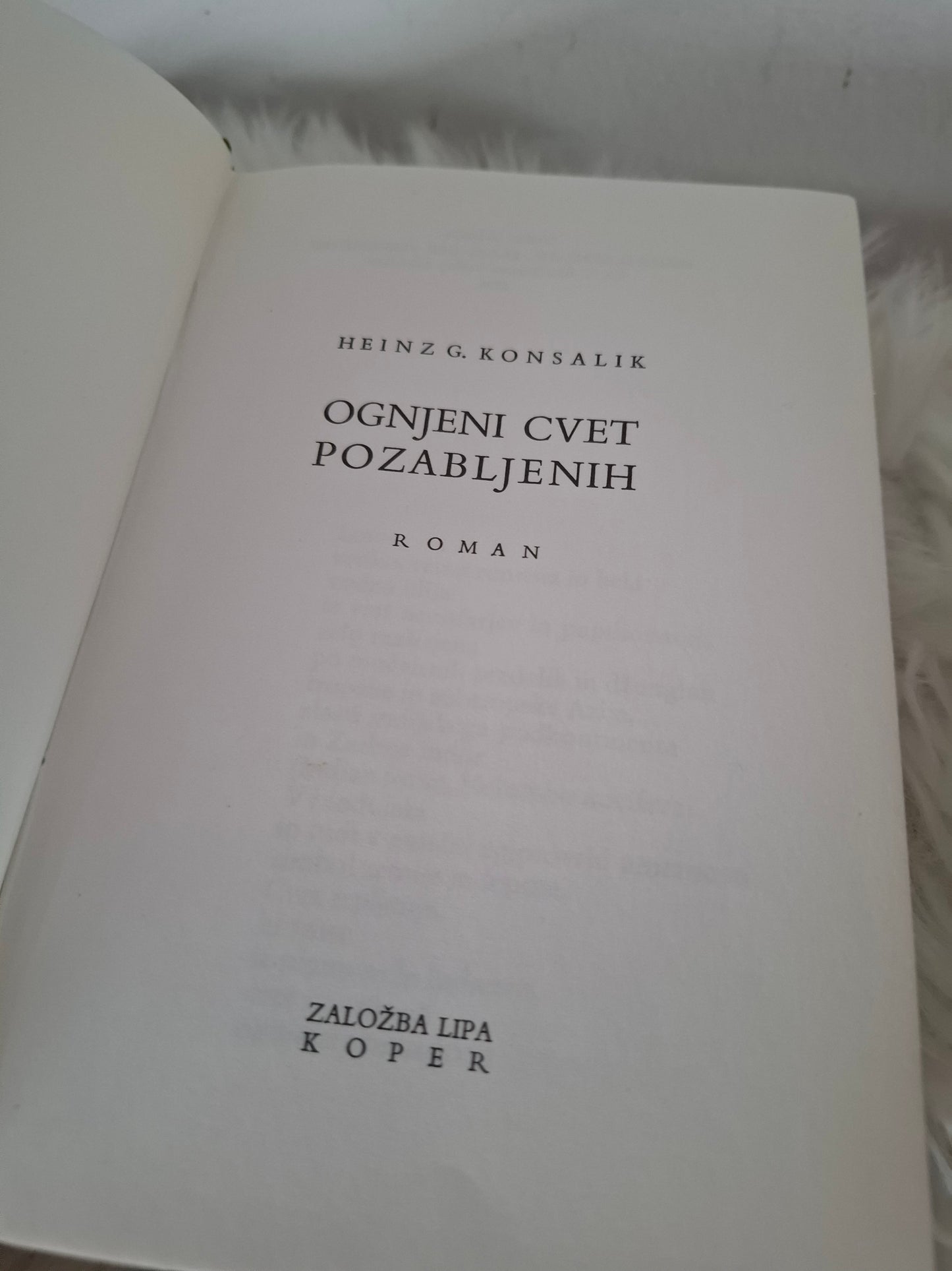 Ognjeni cvet pozabljenih, Heinz G. Konsalik