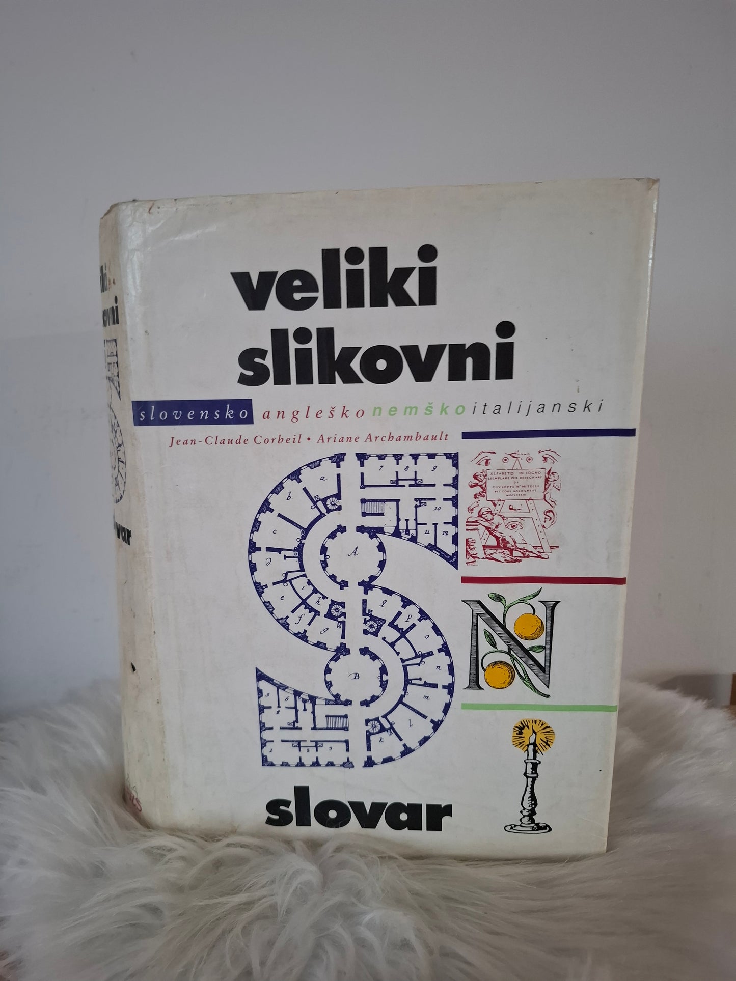 Veliki slikovni slovar slovenski, angleško, nemški, italijanski Jean Claude Corbeil