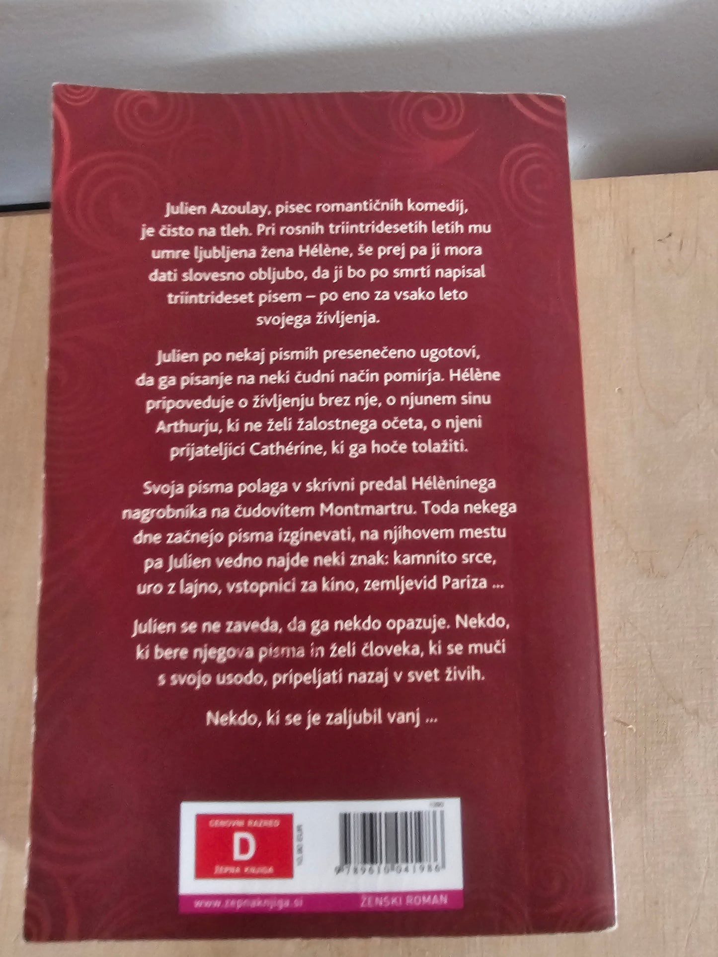 Ljubezenska pisma z Montmartra Nicholas Barreau