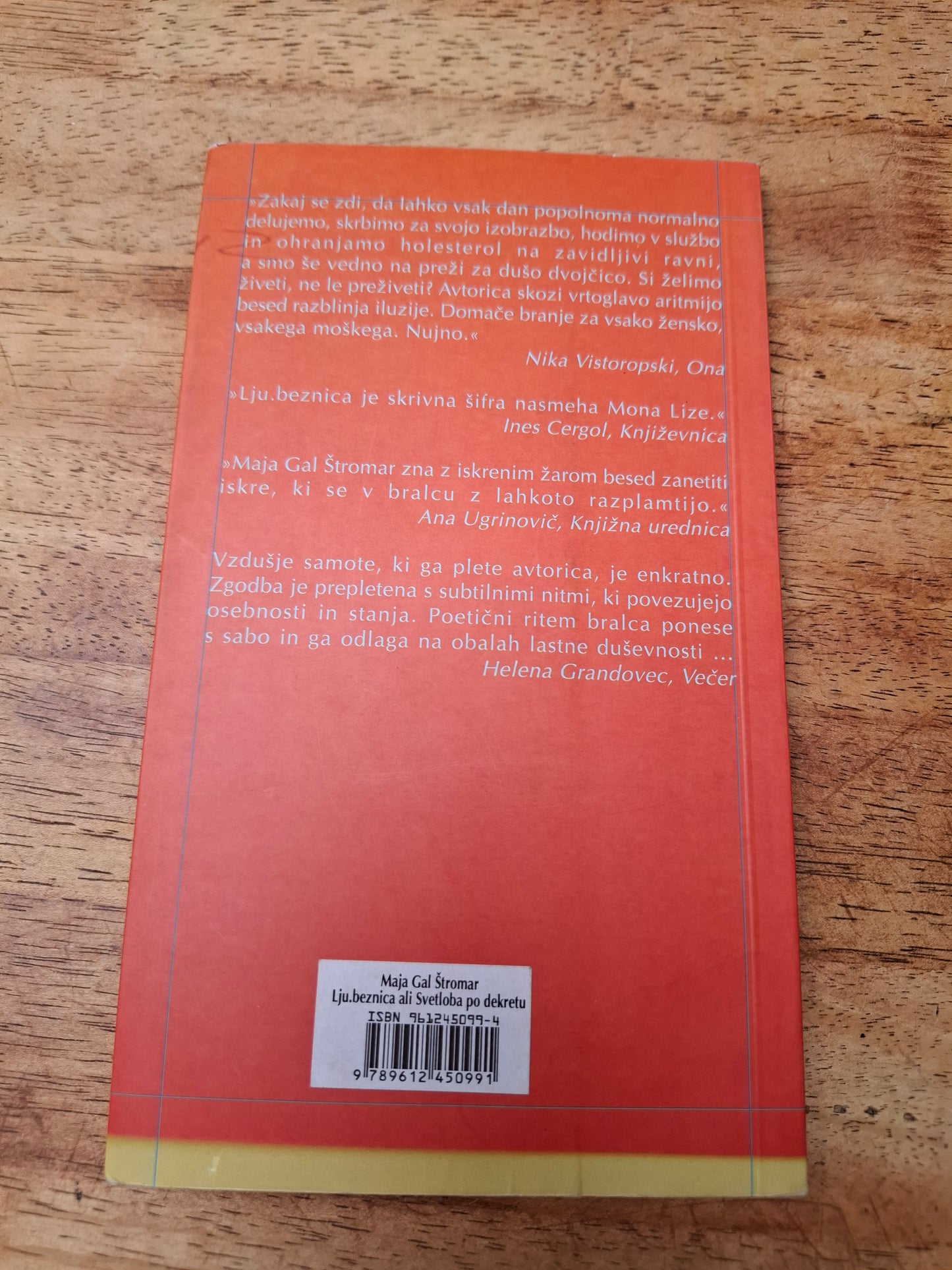 Lju.beznica ali Svetloba po dekretu Maja Gal Štromar