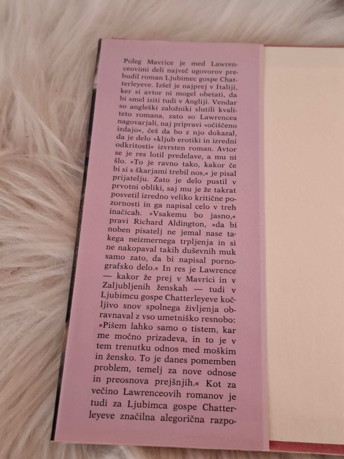Ljubimec gospe Chatterleyeve D.H.Lawrence