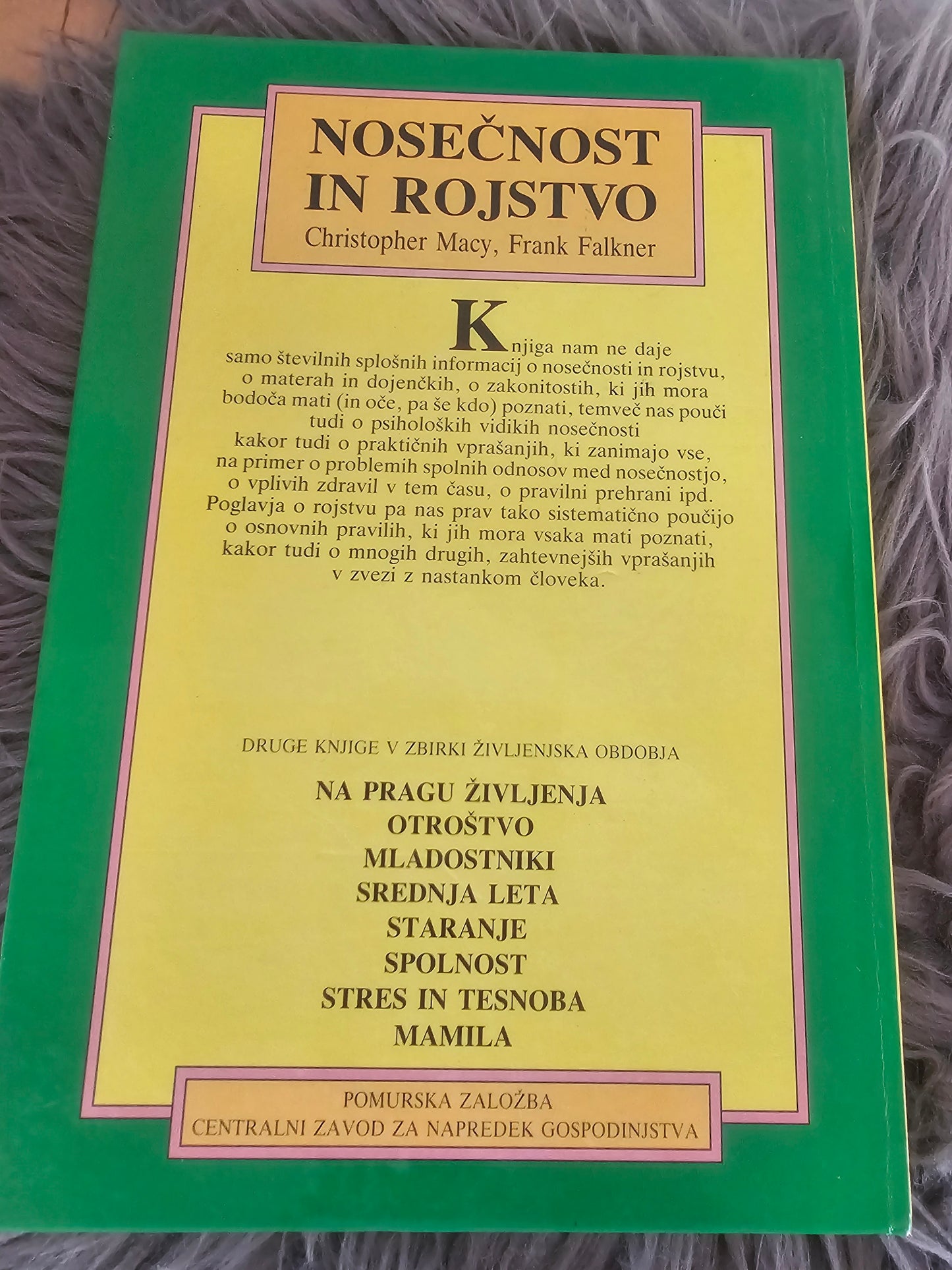 Nosečnost in rojstvo Christopher Macy Frank Falkner