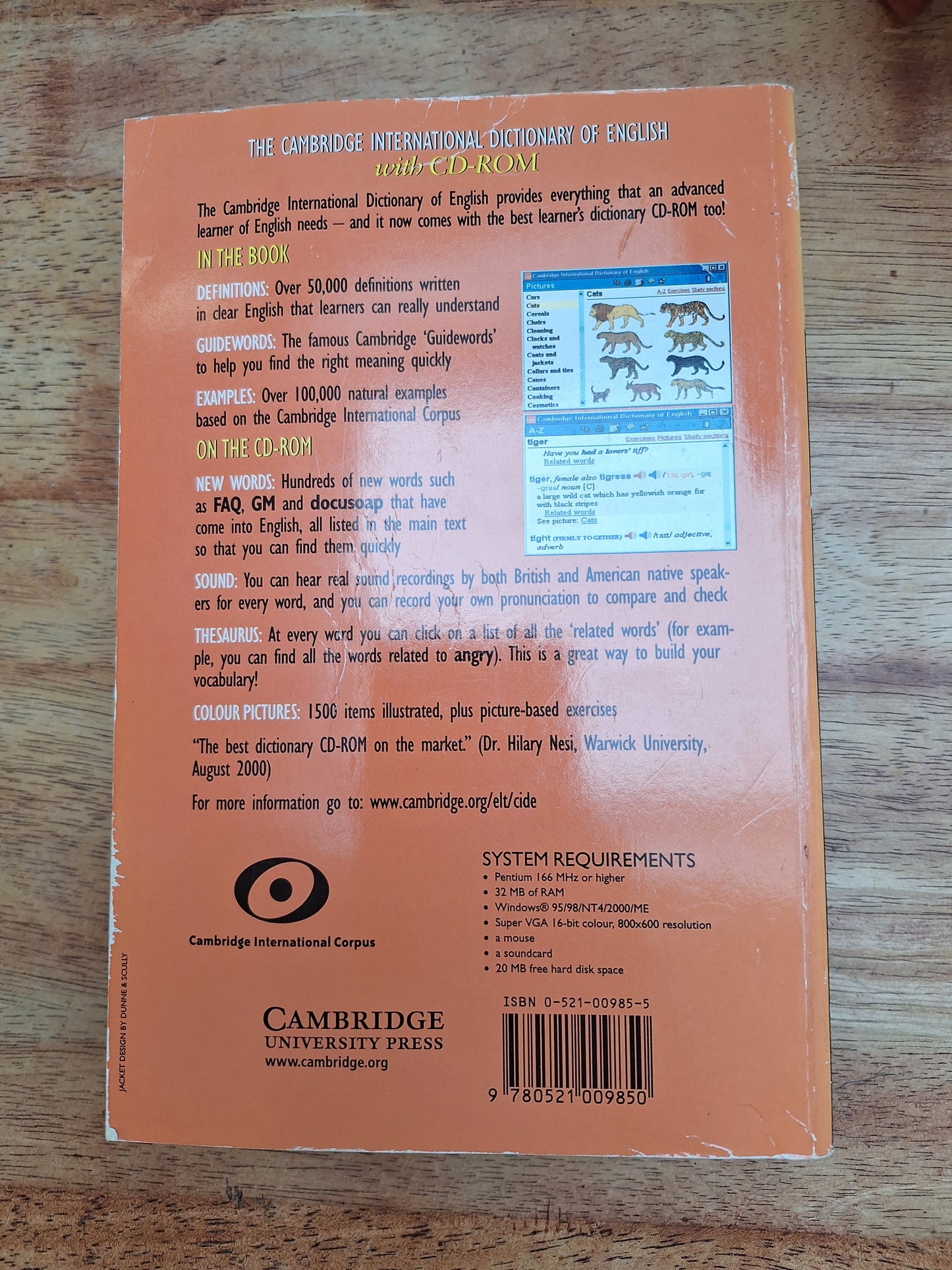Cambridge international Dictionary of English