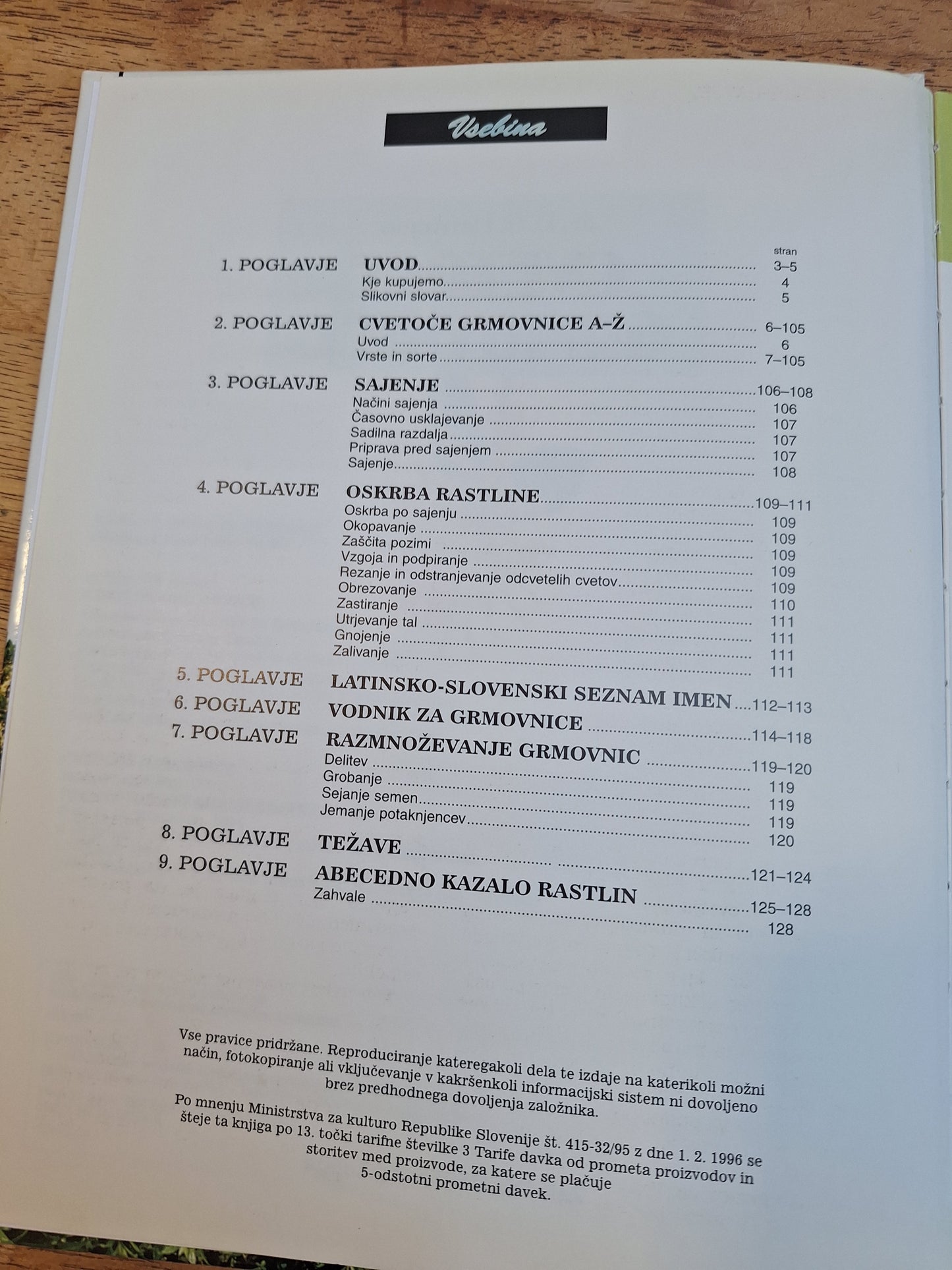 Cvetoče grmovnice D. G. Hessayon
