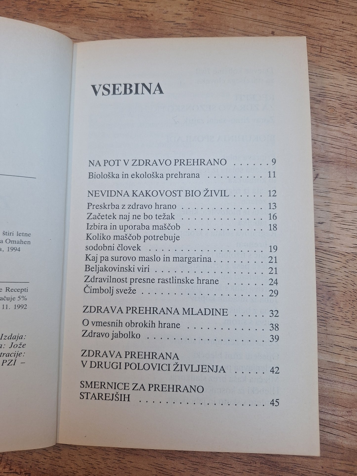 Recepti za biohrano Marija Omahen
