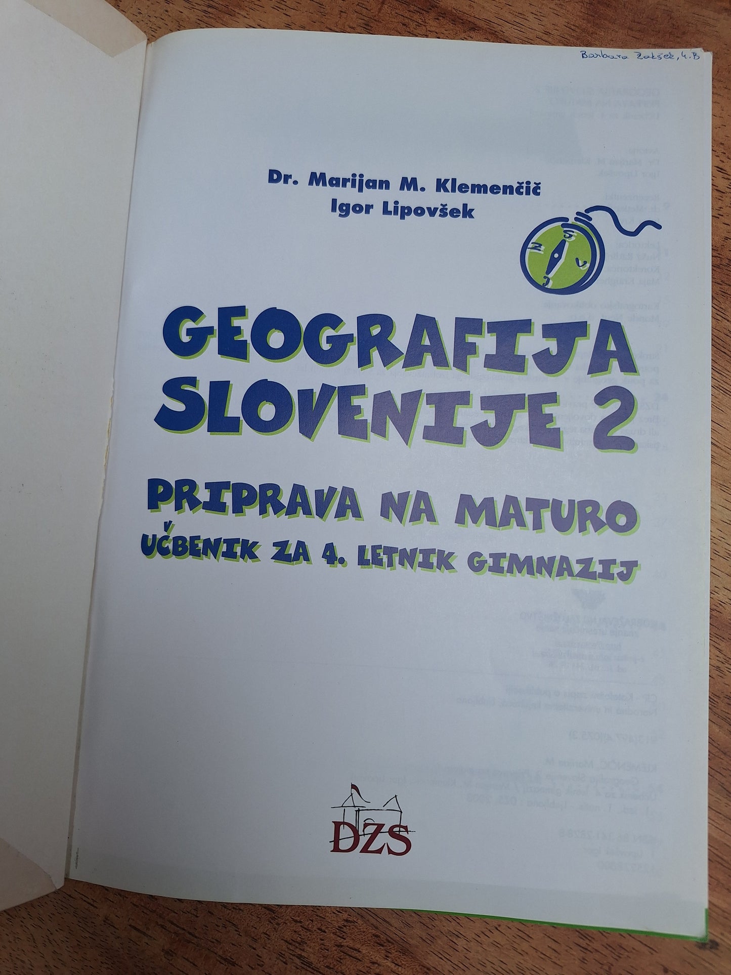 Geografija Slovenije 2 dr.Marijan M.Klemenčič Igor Lipovšek