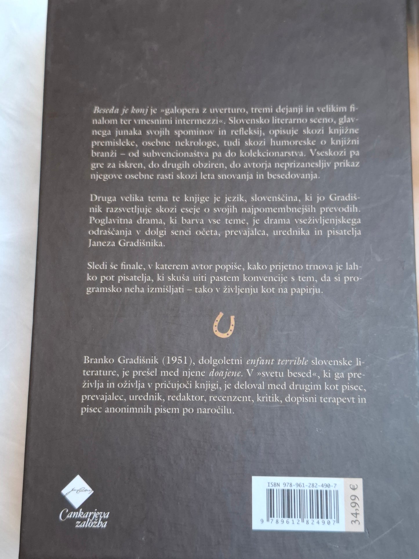 Beseda je konj Branko Gradišnik
