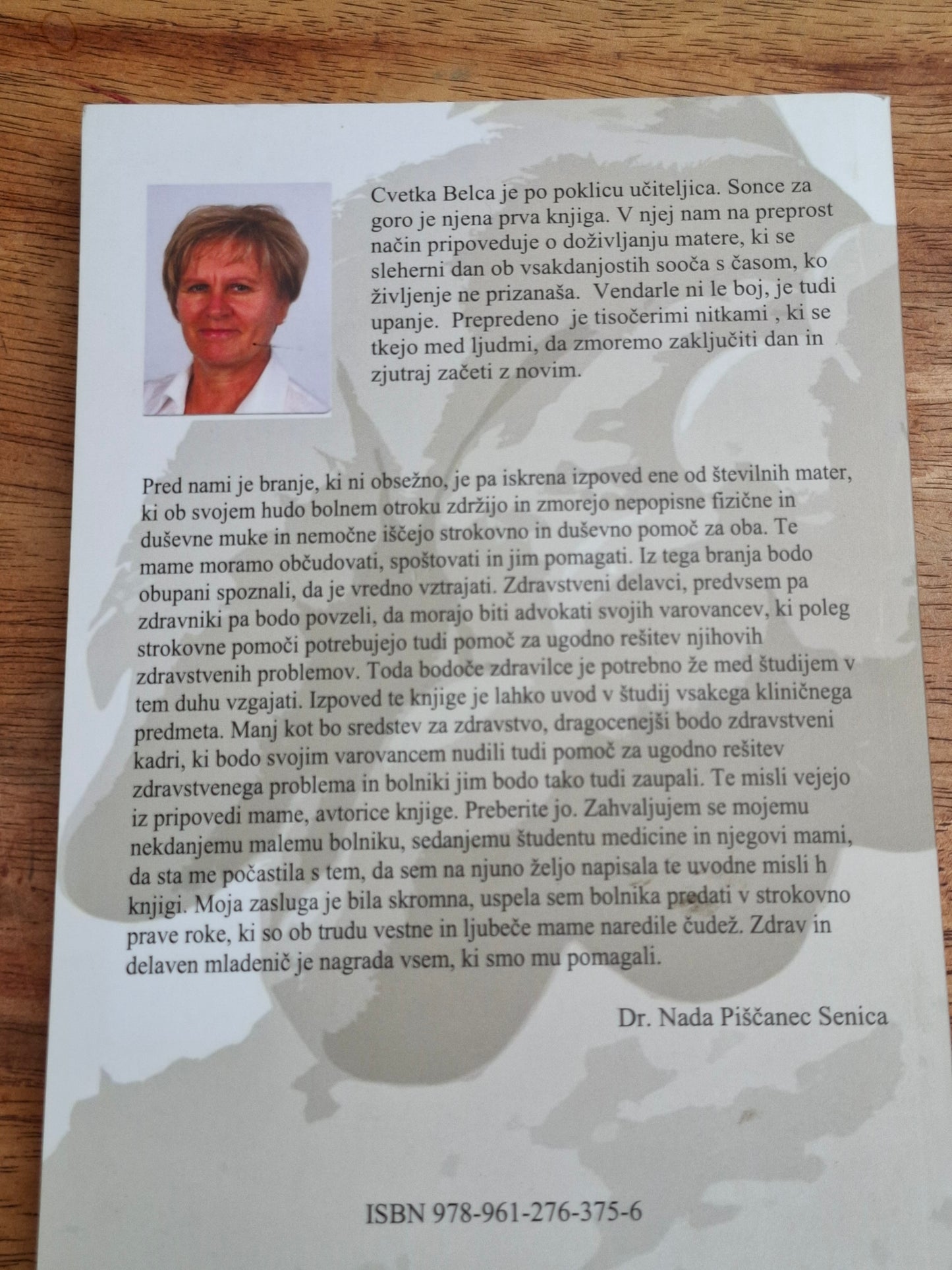 Sonce za goro Cvetka Belca