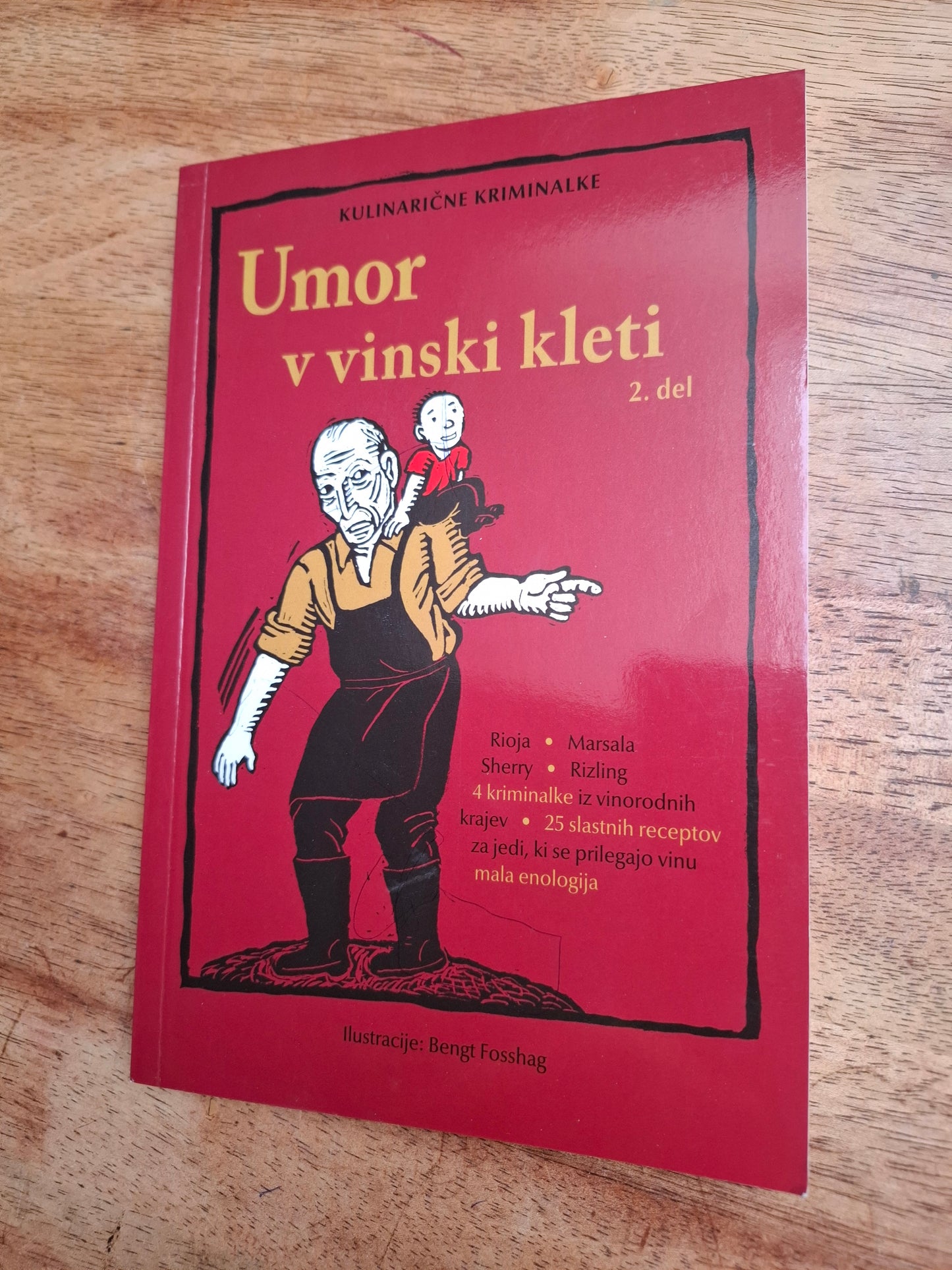 Umor v vinski kleti Rioja Marsala Sherry Rizling