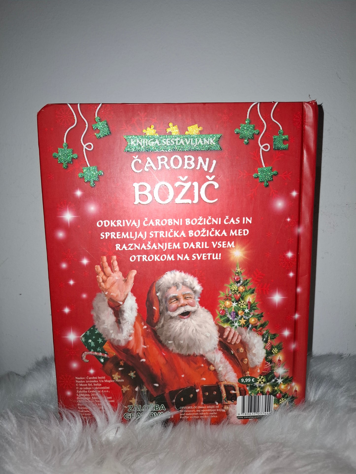 Čarobni božič knjiga sestavljank Založba Učila