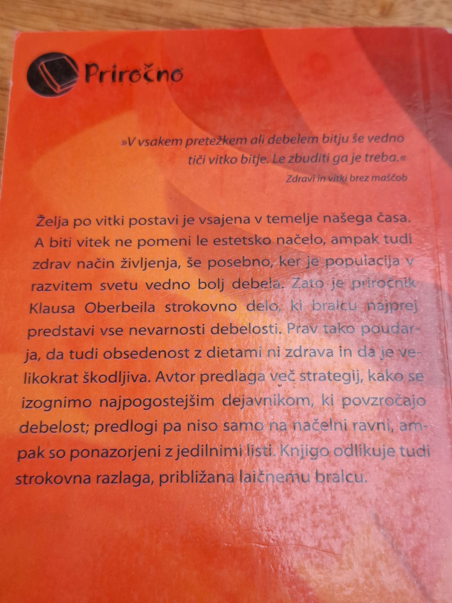Zdravi in vitki brez maščob, Klaus Oberbeil