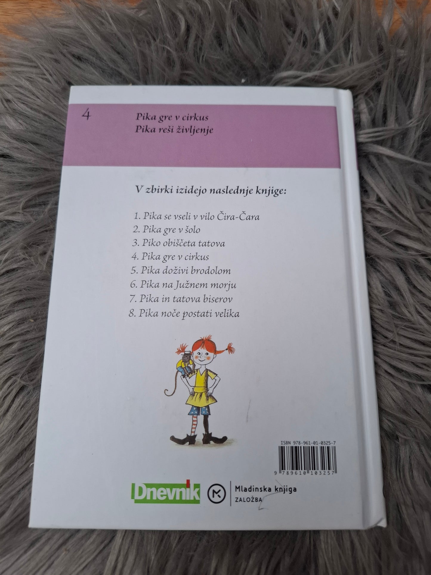 Pika Nogavička Pika gre v cirkus Astrid Lindgren