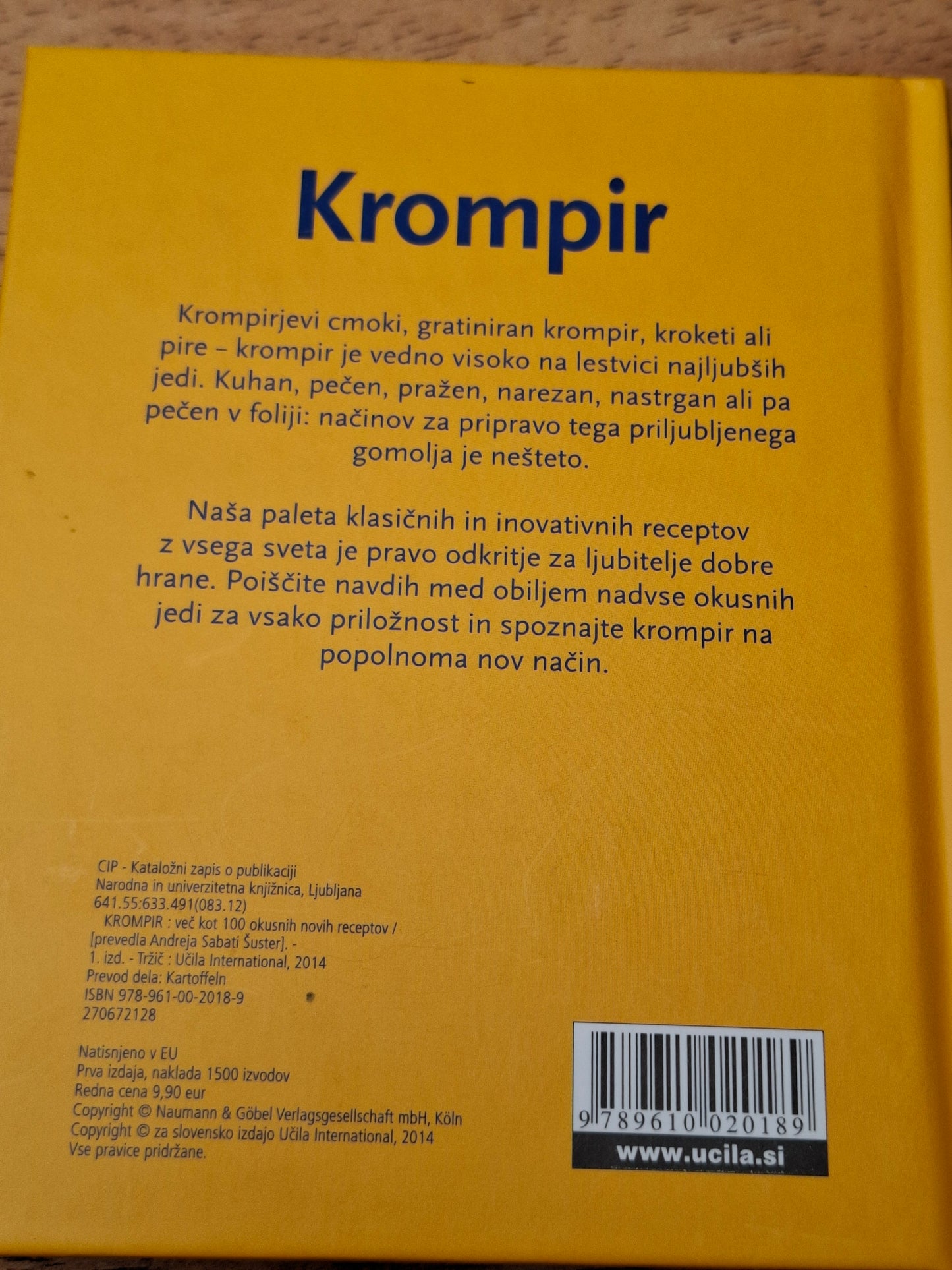 Krompir, Učila