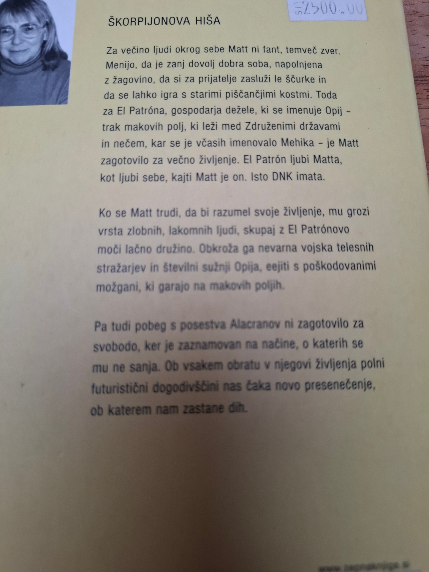 Škorpijonova hiša Nancy Farmer