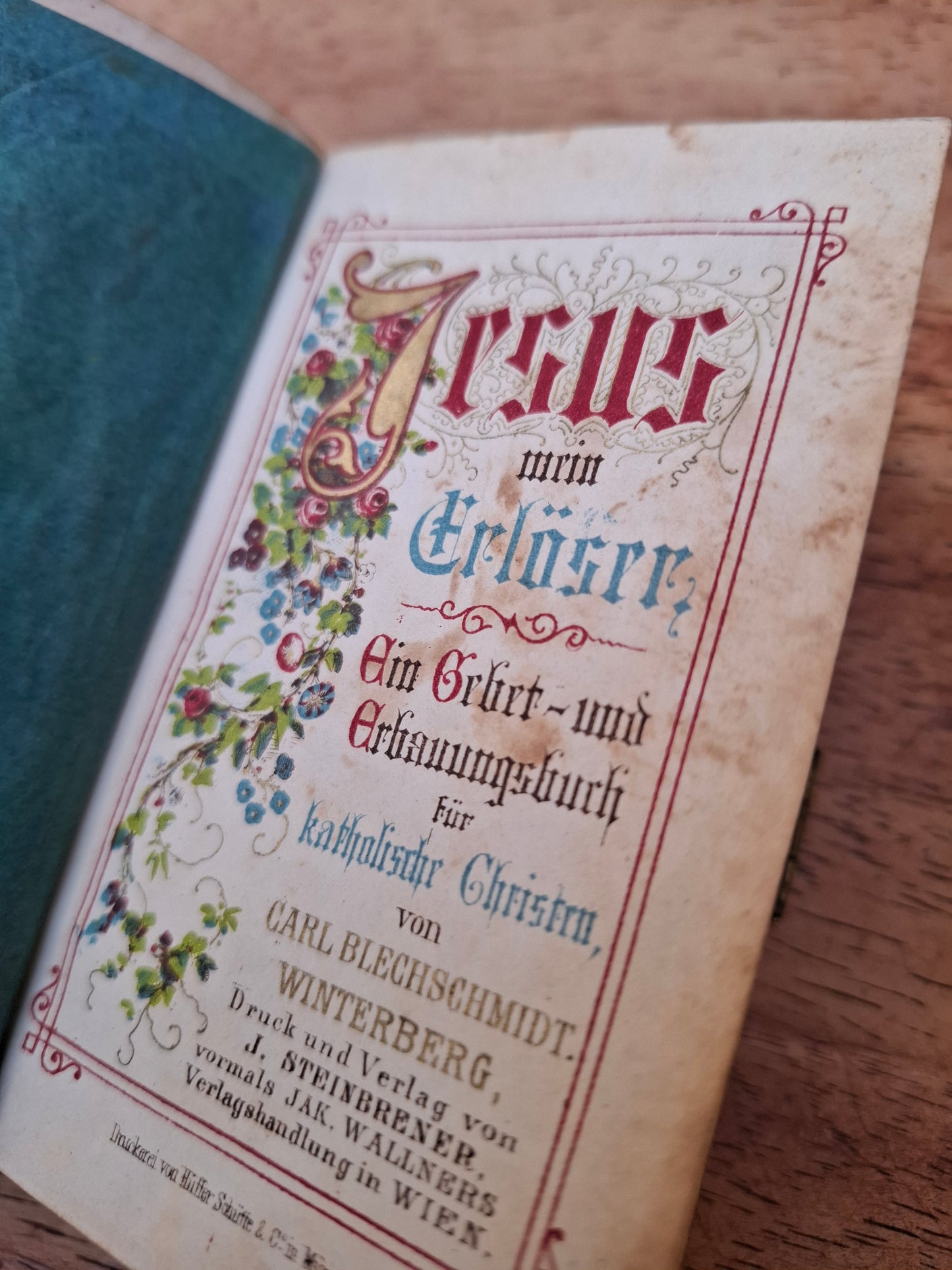Jesus mein Erloser Druck und Verlag von J.Steinbrener