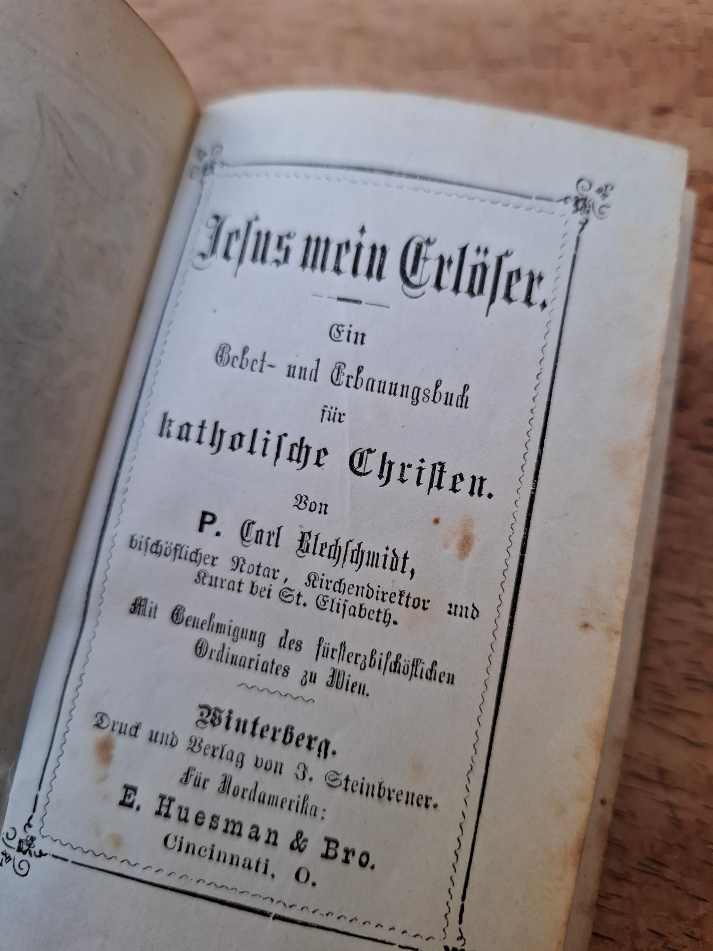Jesus mein Erloser Druck und Verlag von J.Steinbrener