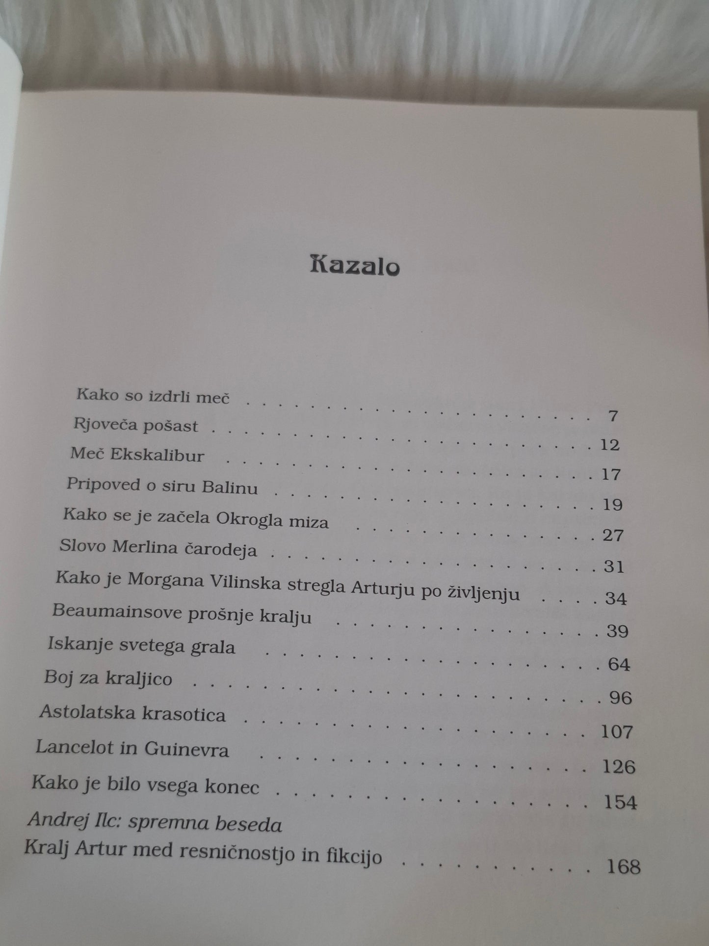 Legende o kralju Arturju, priredil Andrej Lang