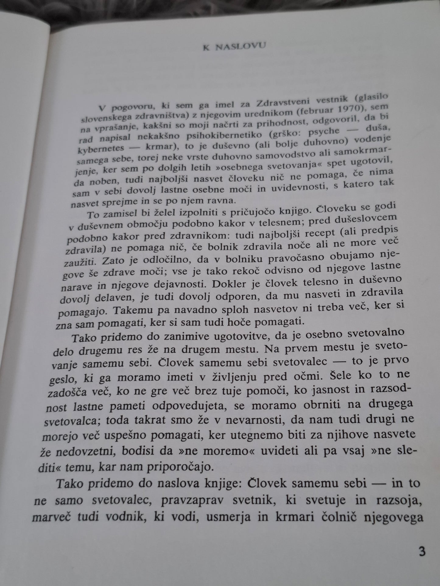 Človek samemu sebi dr.A.Trstenjak
