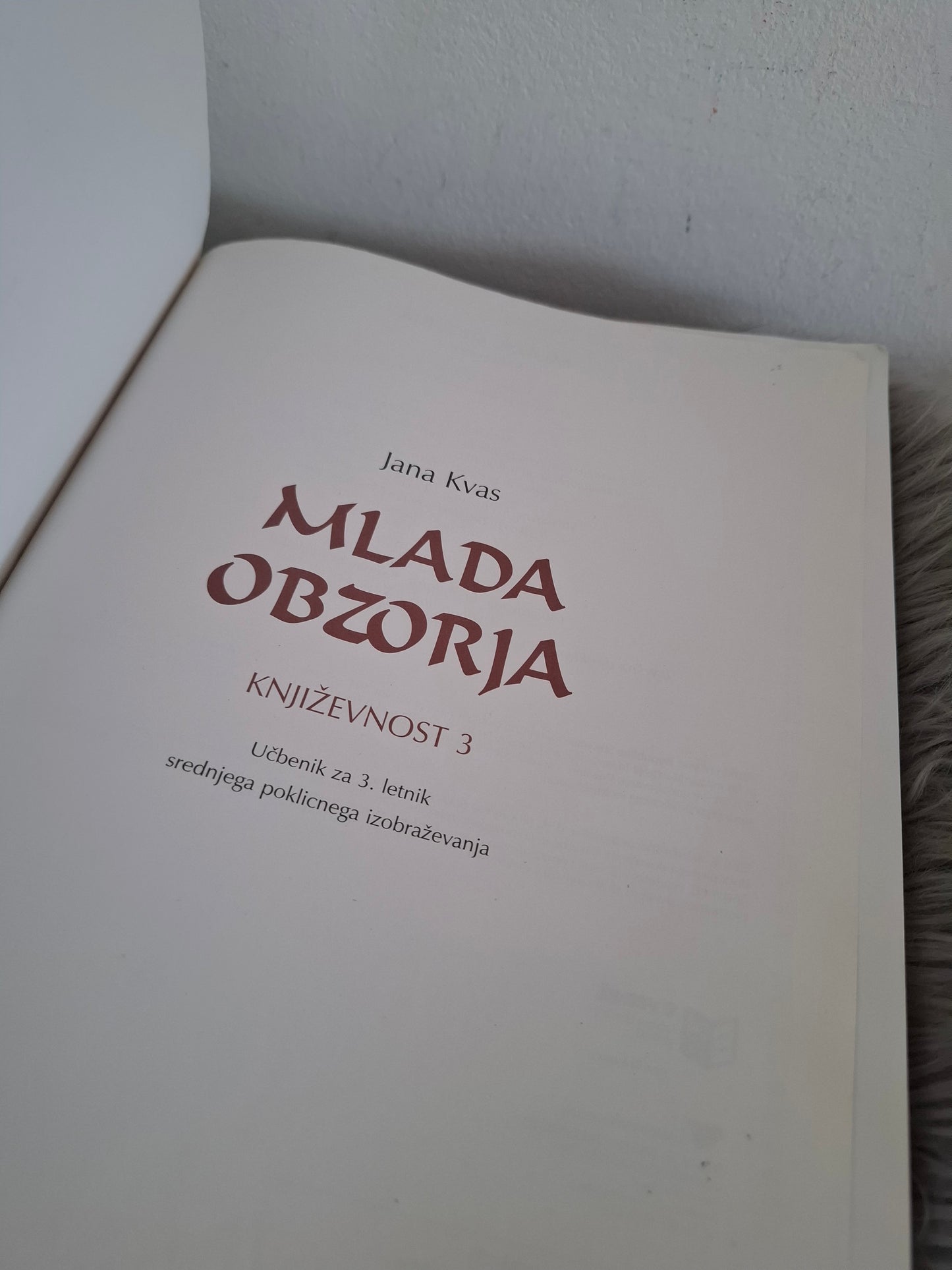 Književnost 3 Mlada obzorja Jana Kvas