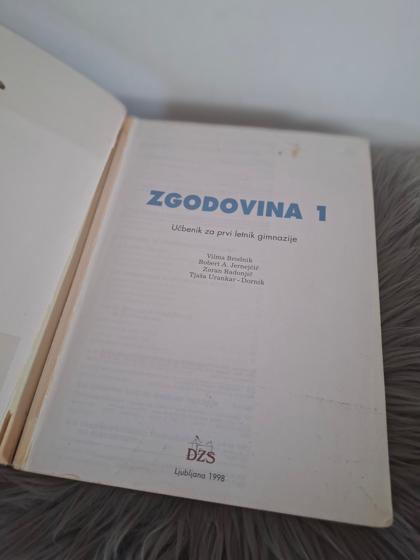 Zgodovina 1 Vilma Brodnik Robert A. Jernejčič Zoran Radonjič Tjaša Urankar Dornik