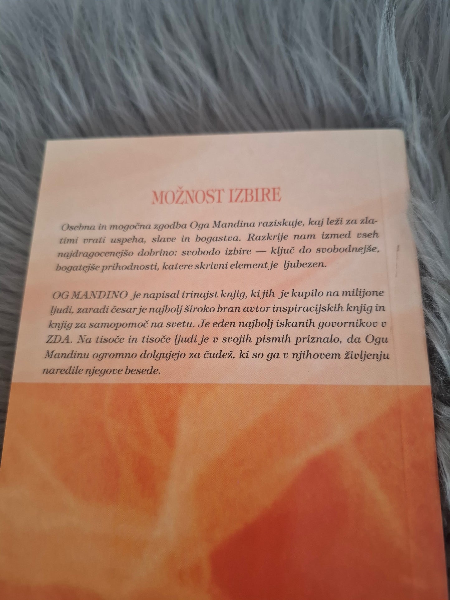 Možnost izbire Og Mandino