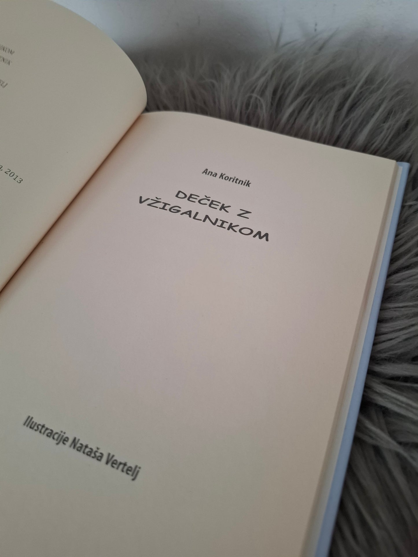 Deček z vžigalnikom Ana Koritnik