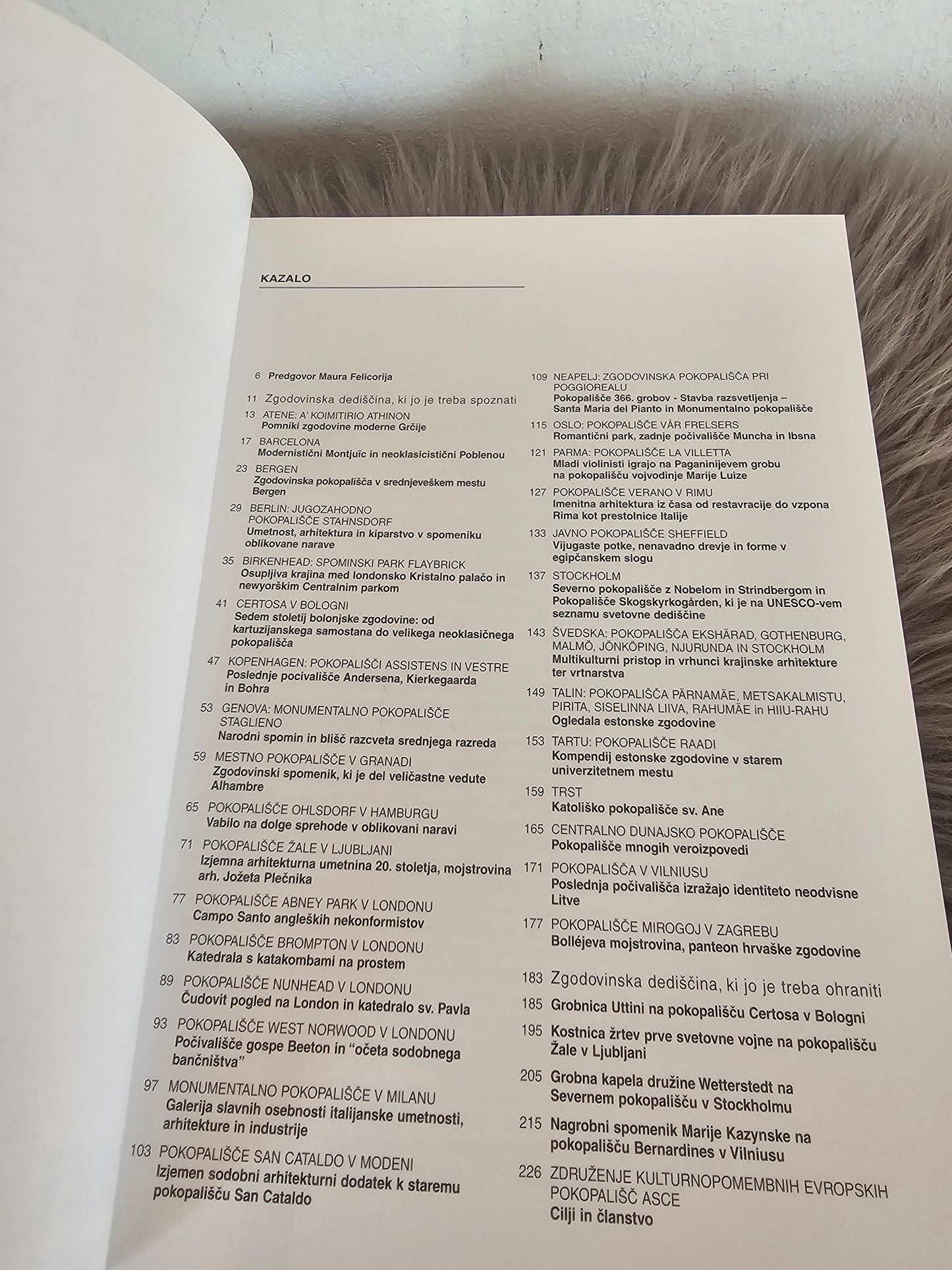 Pokopališča v Evropi Mauro Felicori Annalisa Zanotti