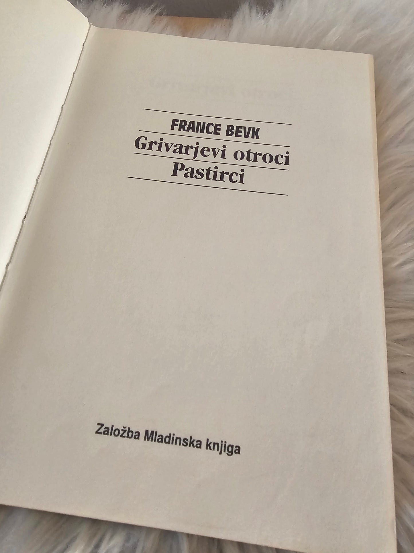 Grivarjevi otroci, Pastirci France Bevk