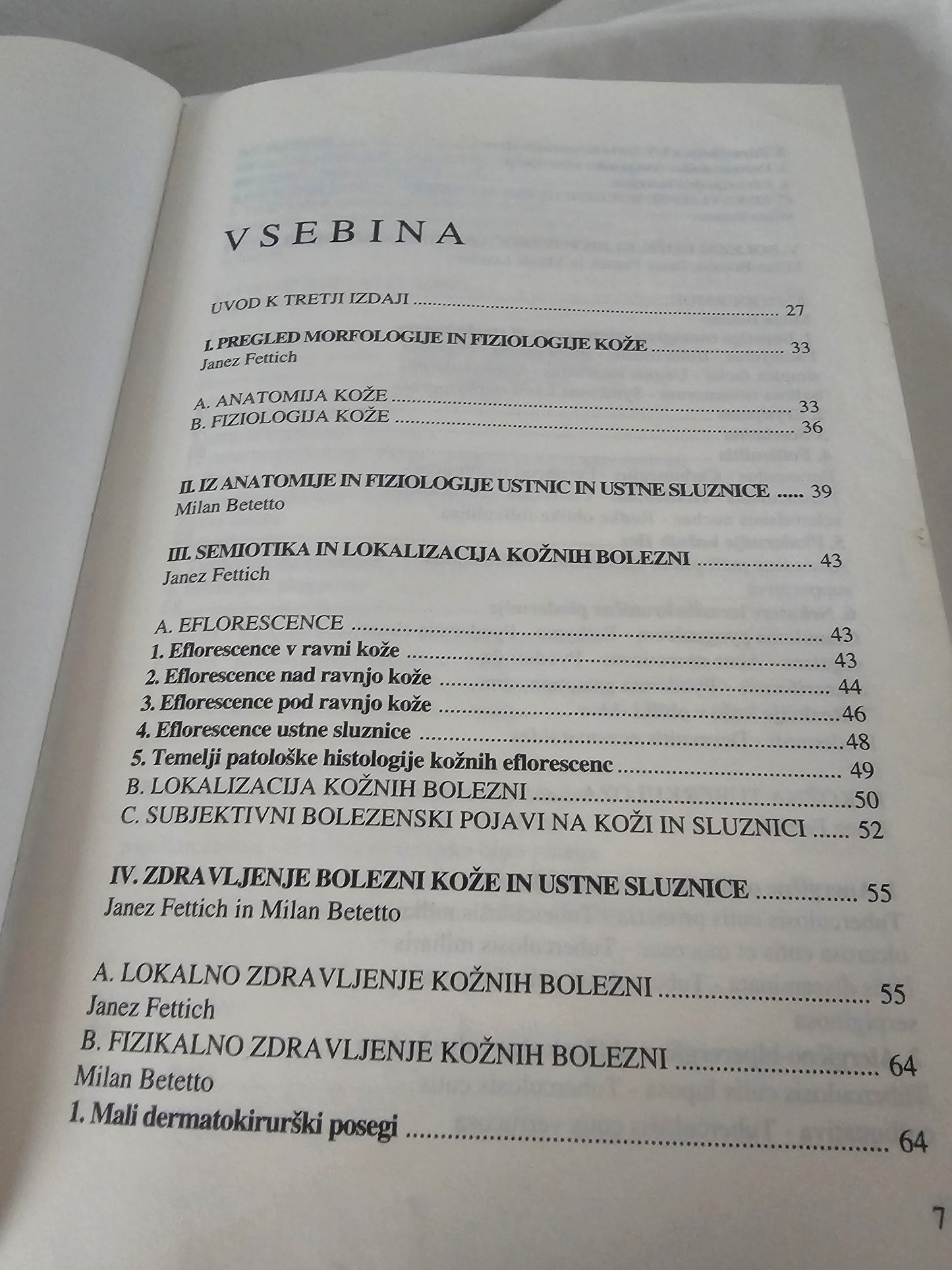 Mala dermatovenerologija z atlasom kožnih bolezni Milan Betrtto, Janez Fettich