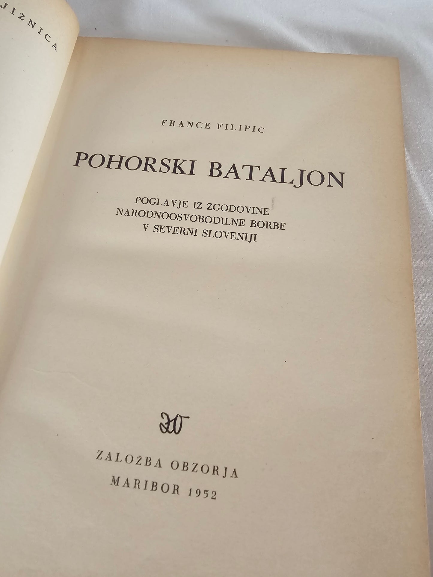 Pohorski bataljion France Filipič