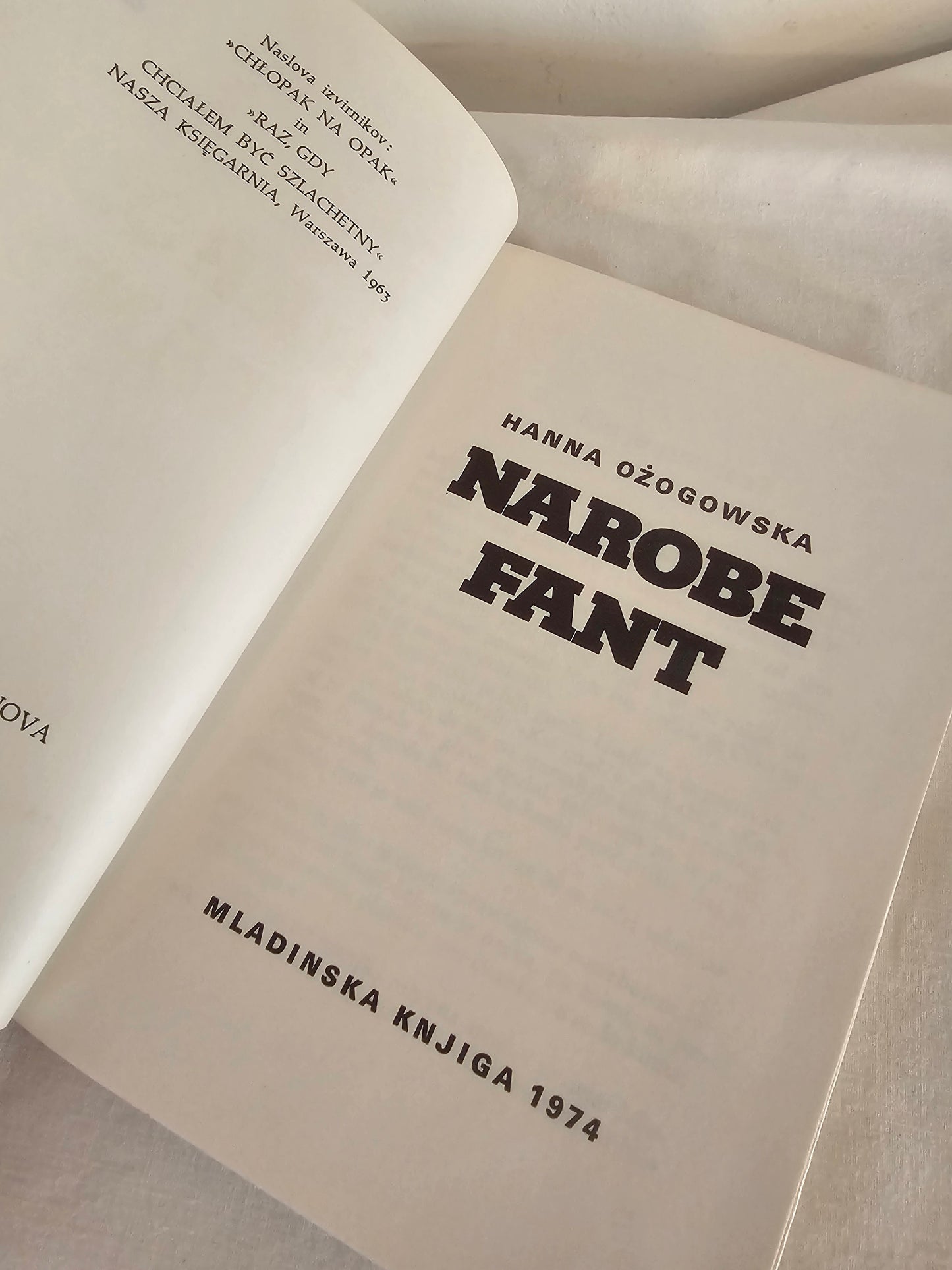 Narobe fant Hanna Ožogowska