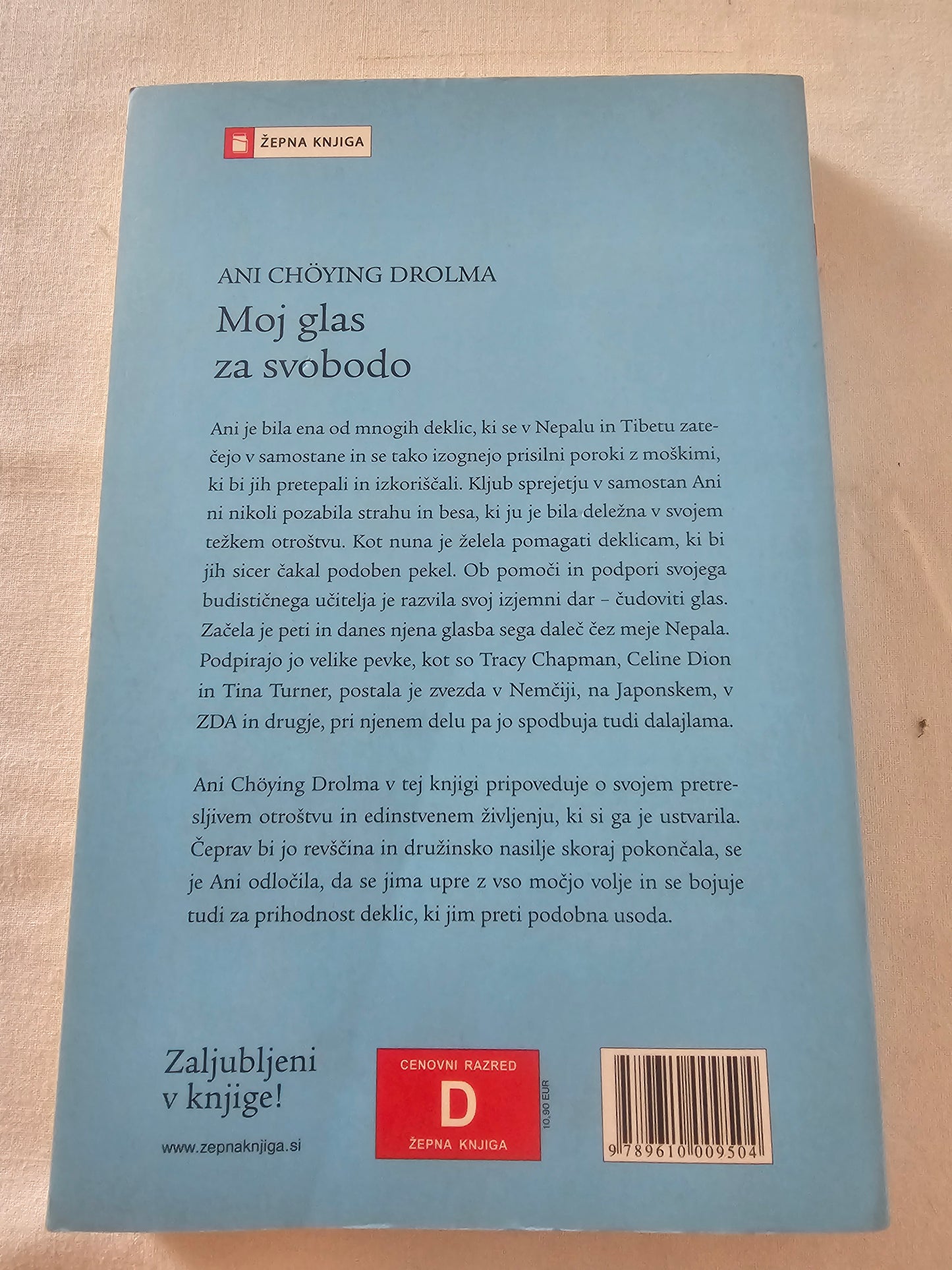 Moj glas za svobodo Ani Choying Drolma