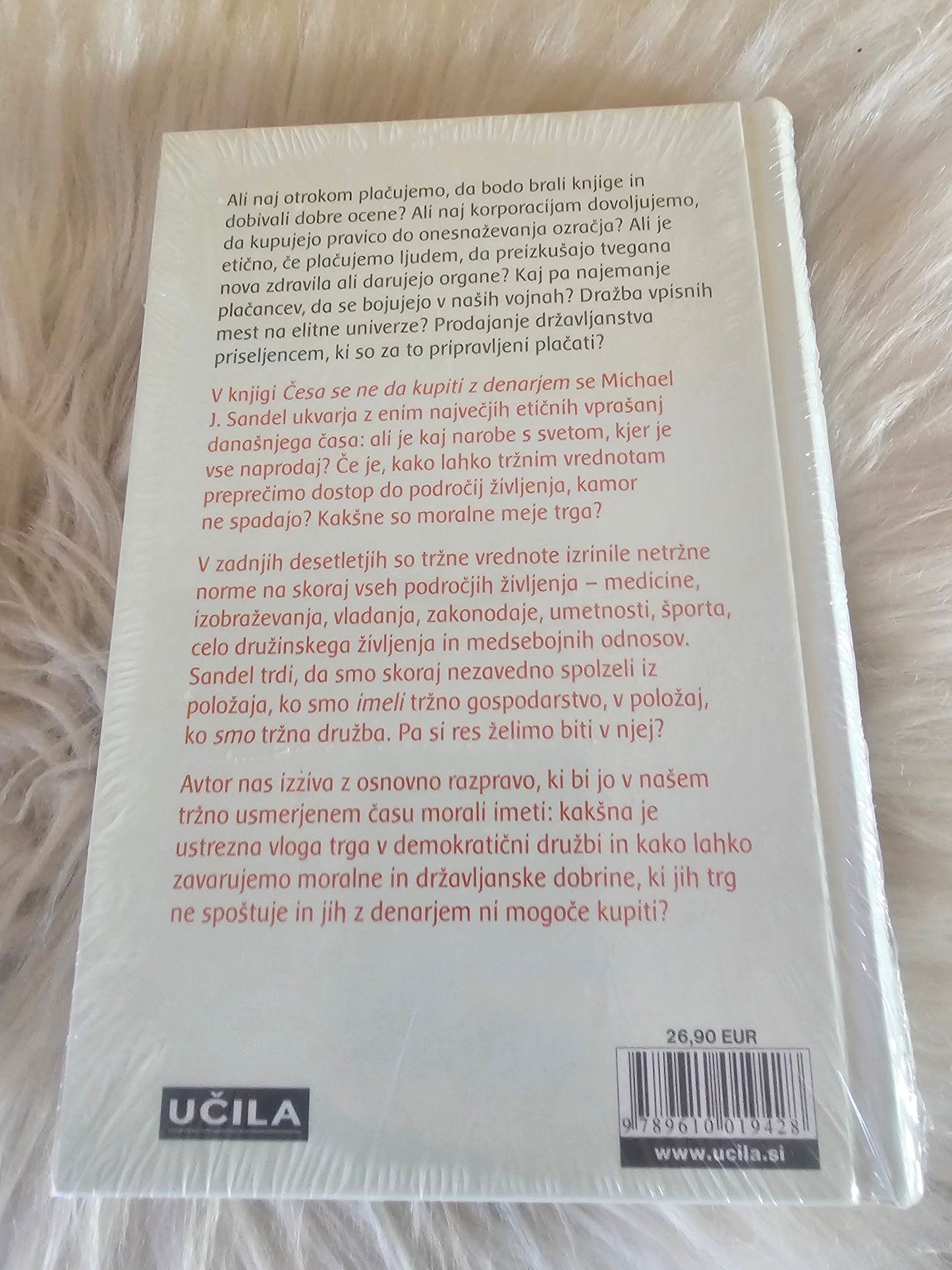 Česa se ne da kupiti z denarjem Michael J. Sandel