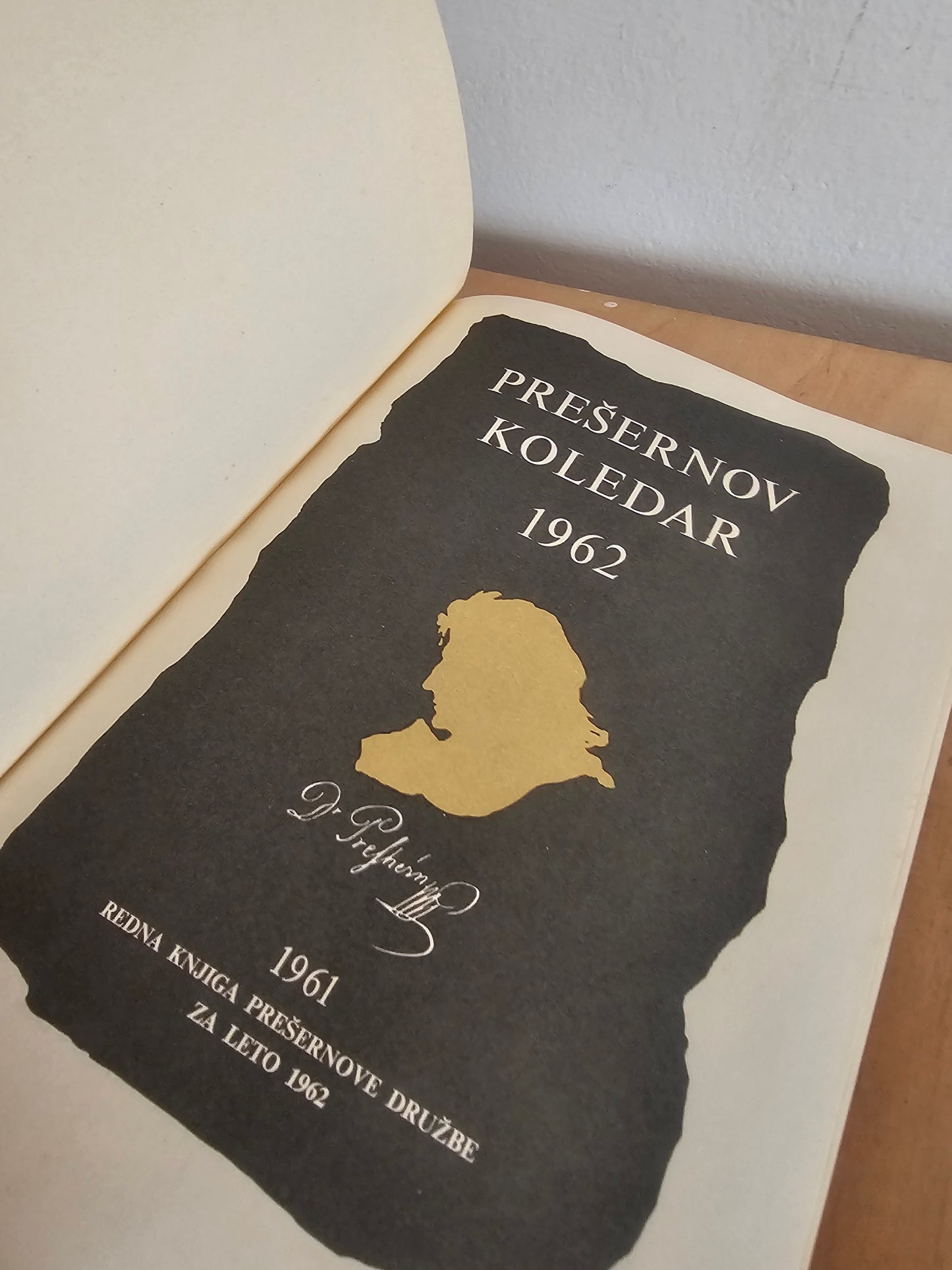 Prešernov koledar 1962 Prešernovas družba
