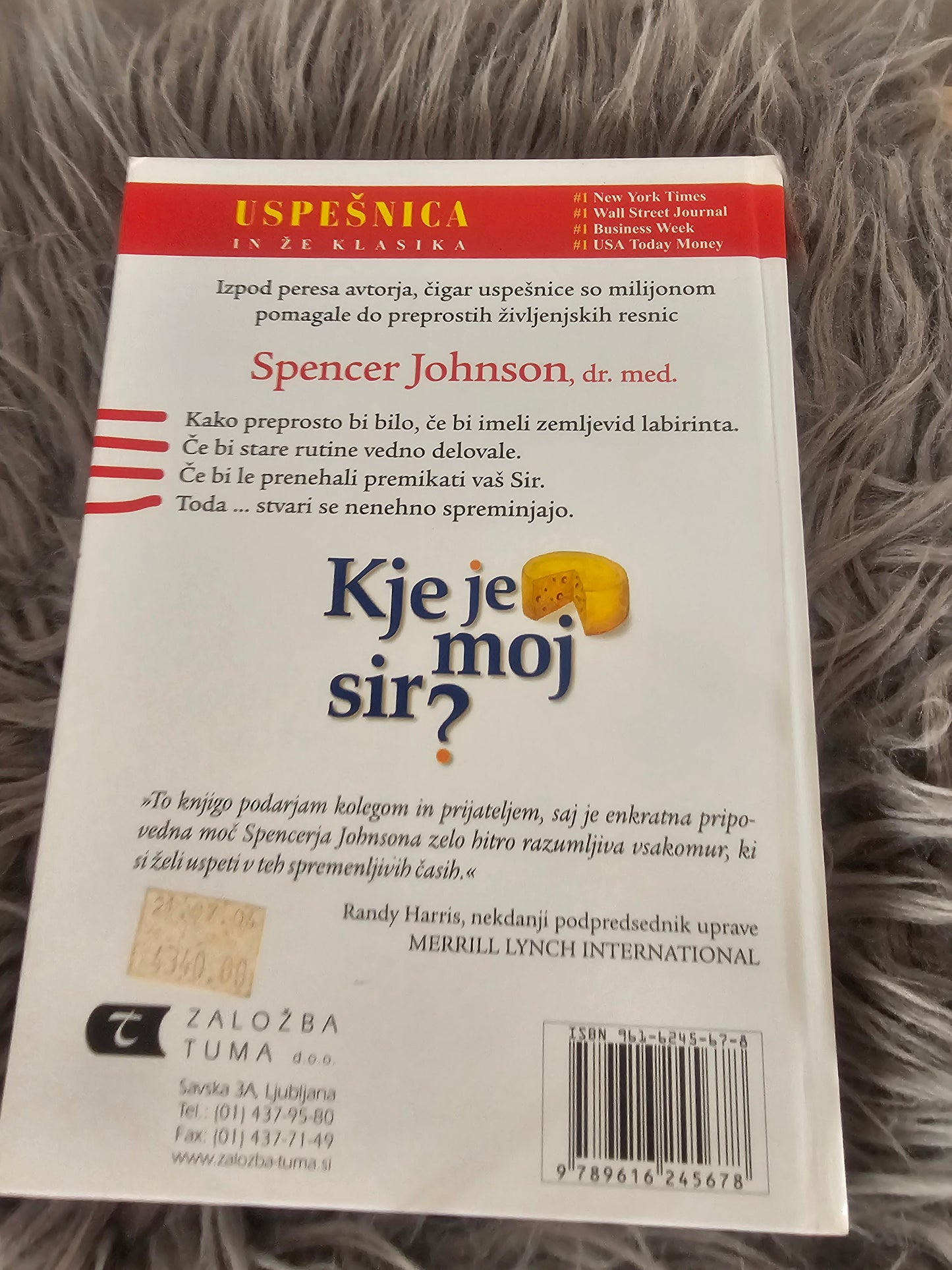 Kje je moj sir?Spencer Johnson