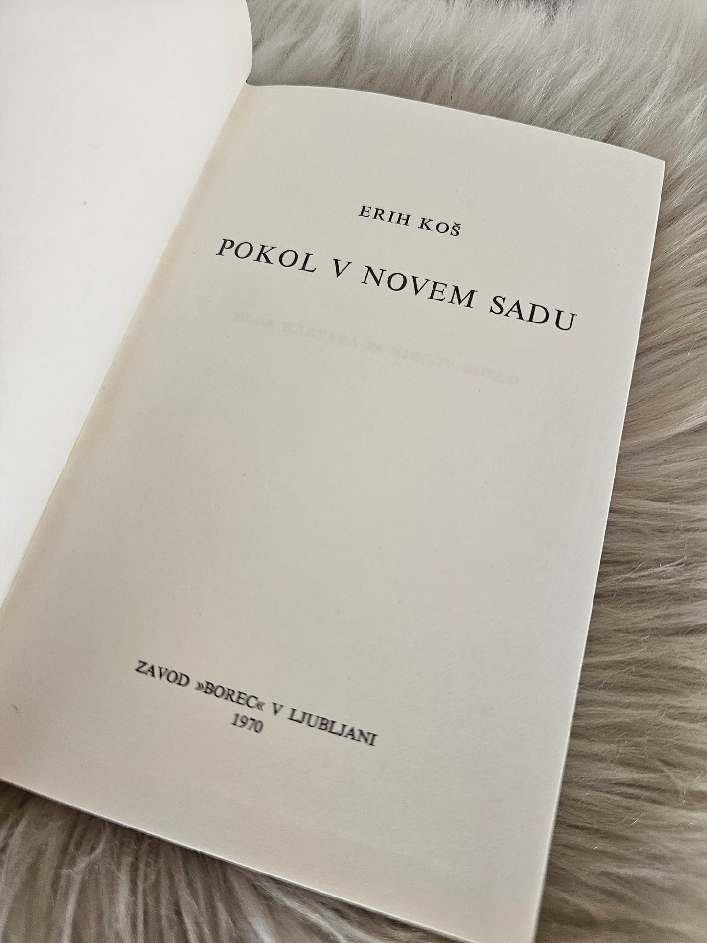 Pokol v Novem sadu Erih Kos