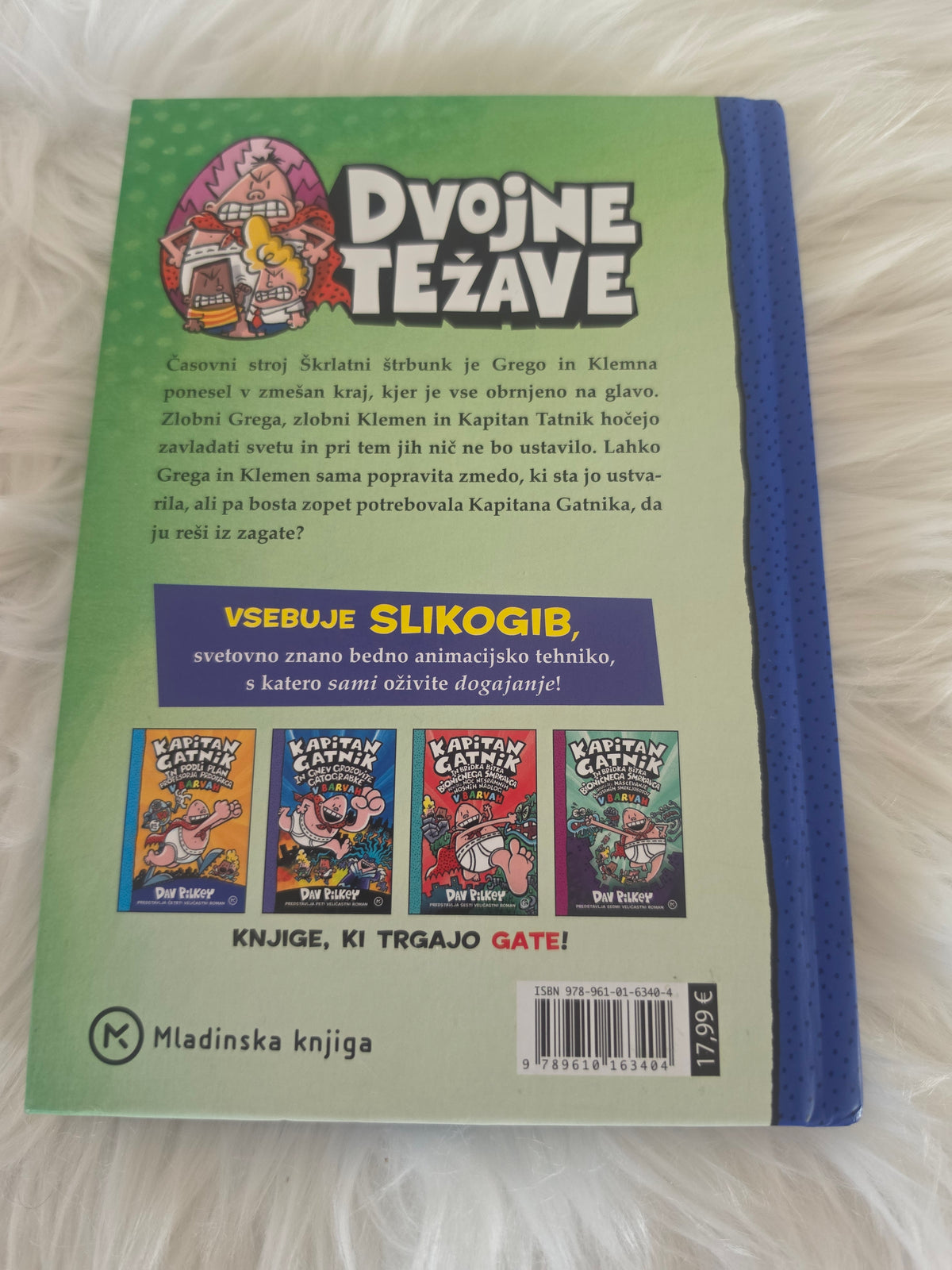 Kapitan Gatnik in šmentani šok skrlatnih štrbunkežev v barvah Davv Pilkey